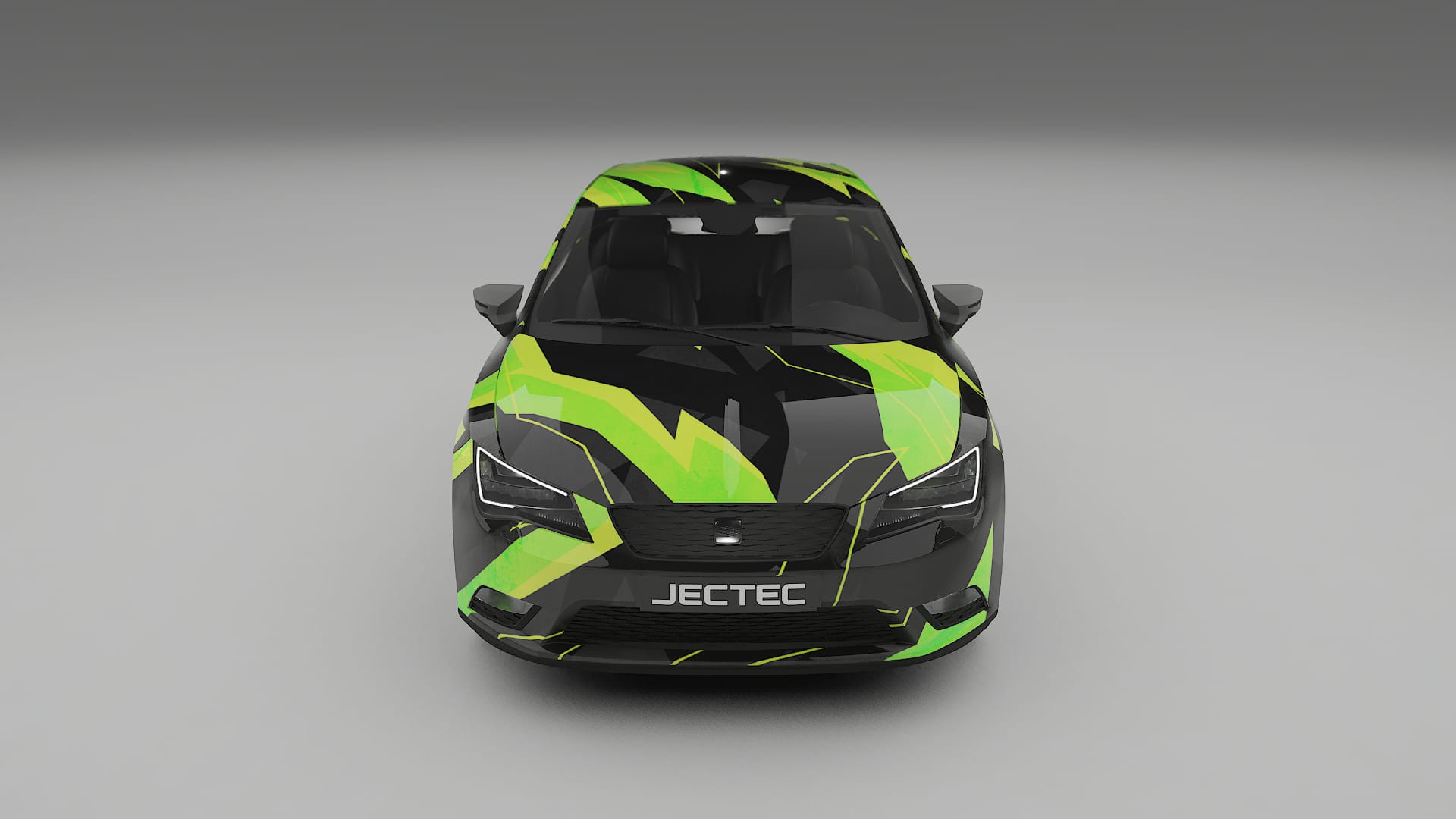 Seat Leon FR 5F NINJA TURTLES – Designad Wrap PPF-sats i utskrivbar polyuretanfilm