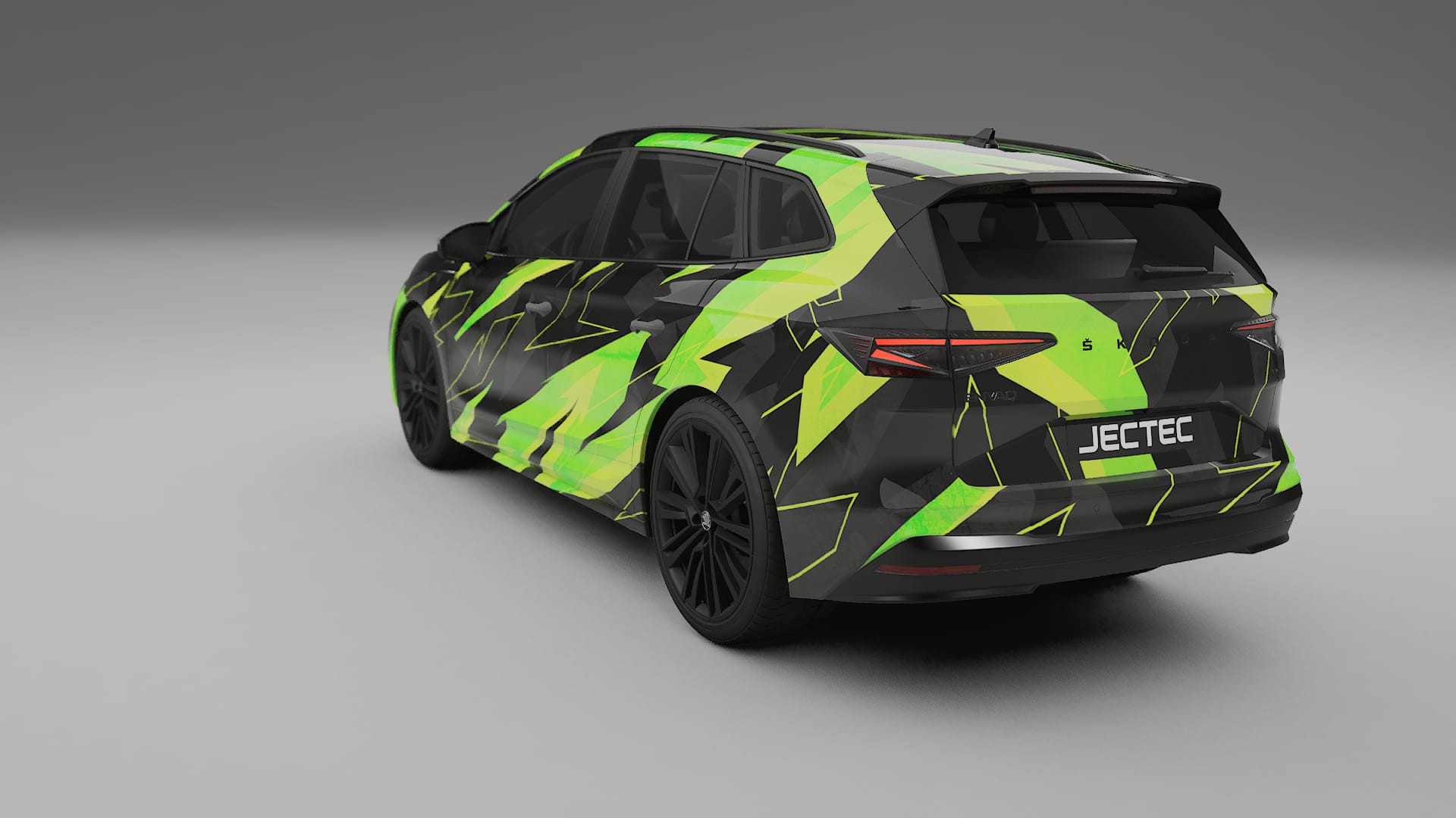 Škoda Enyaq MEB NINJA TURTLES – Designad Wrap PPF-sats i utskrivbar polyuretanfilm
