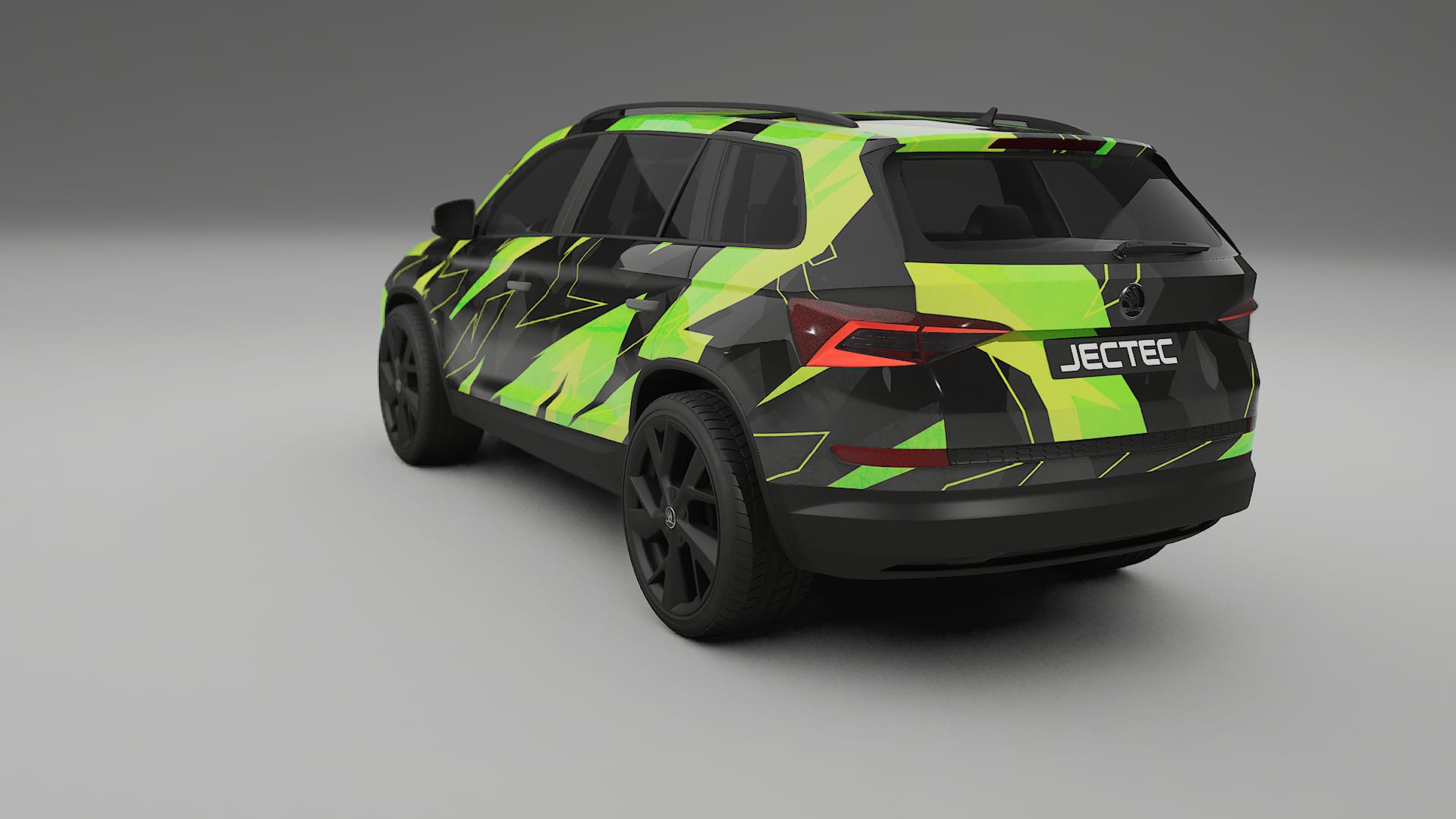 Škoda Kodiaq NS7 NINJA TURTLES – Designad Wrap PPF-sats i utskrivbar polyuretanfilm