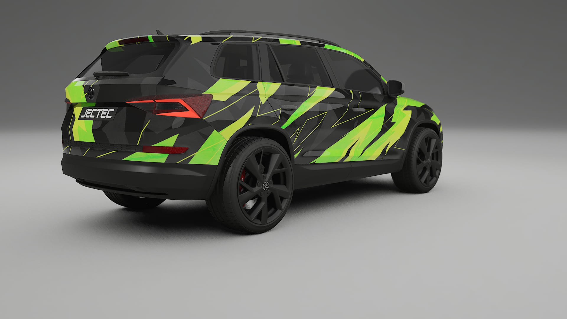 Škoda Kodiaq NS7 NINJA TURTLES – Designad Wrap PPF-sats i utskrivbar polyuretanfilm