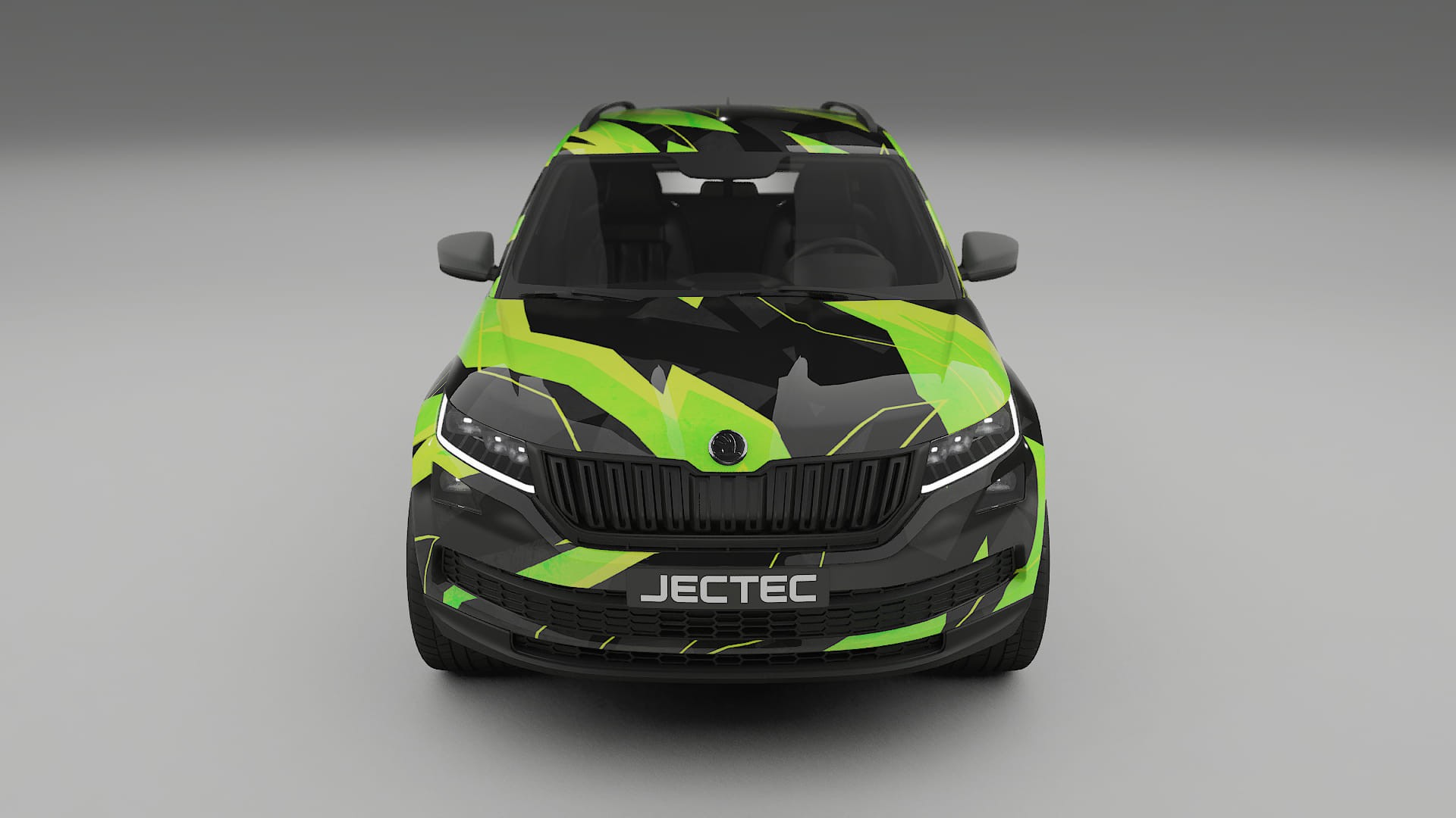 Škoda Kodiaq NS7 NINJA TURTLES – Designad Wrap PPF-sats i utskrivbar polyuretanfilm