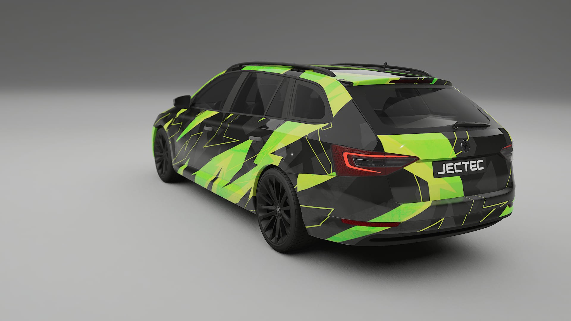 Škoda Superb B8 NINJA TURTLES – Designad Wrap PPF-sats i utskrivbar polyuretanfilm
