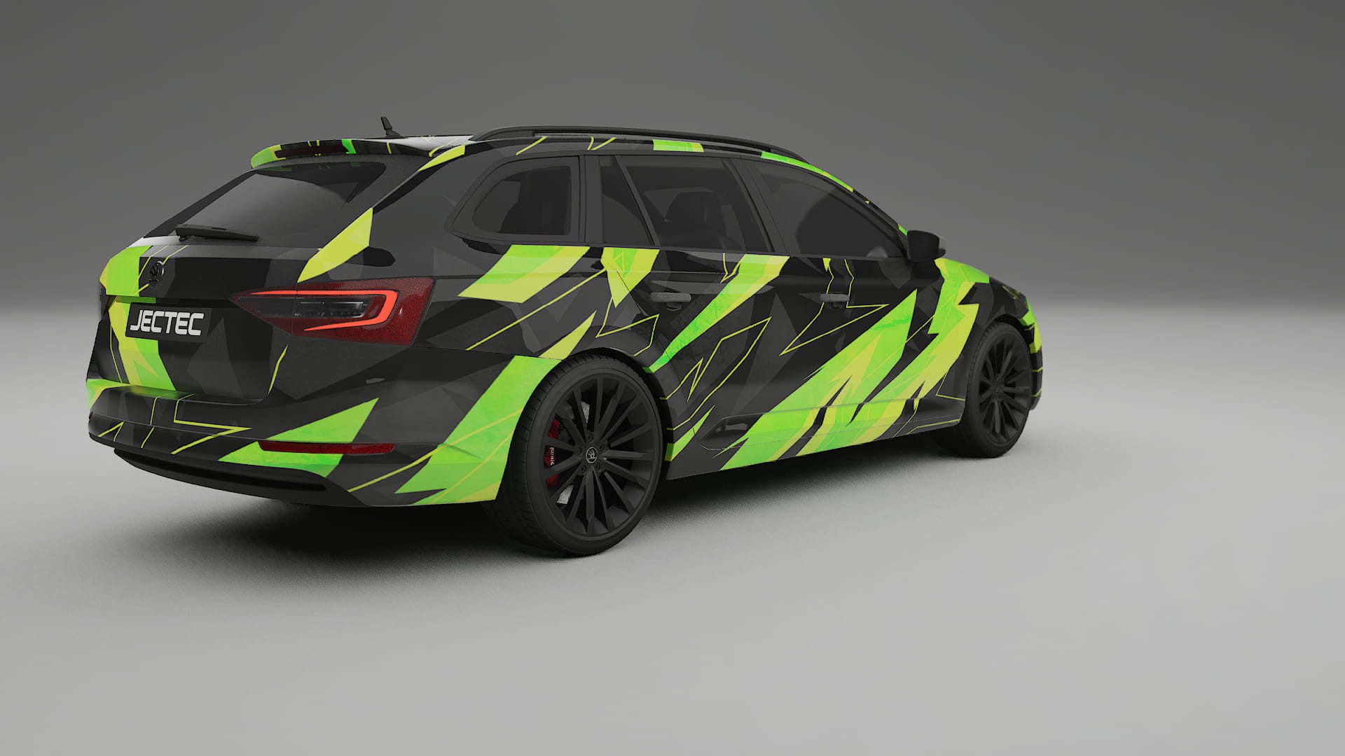 Škoda Superb B8 NINJA TURTLES – Designad Wrap PPF-sats i utskrivbar polyuretanfilm