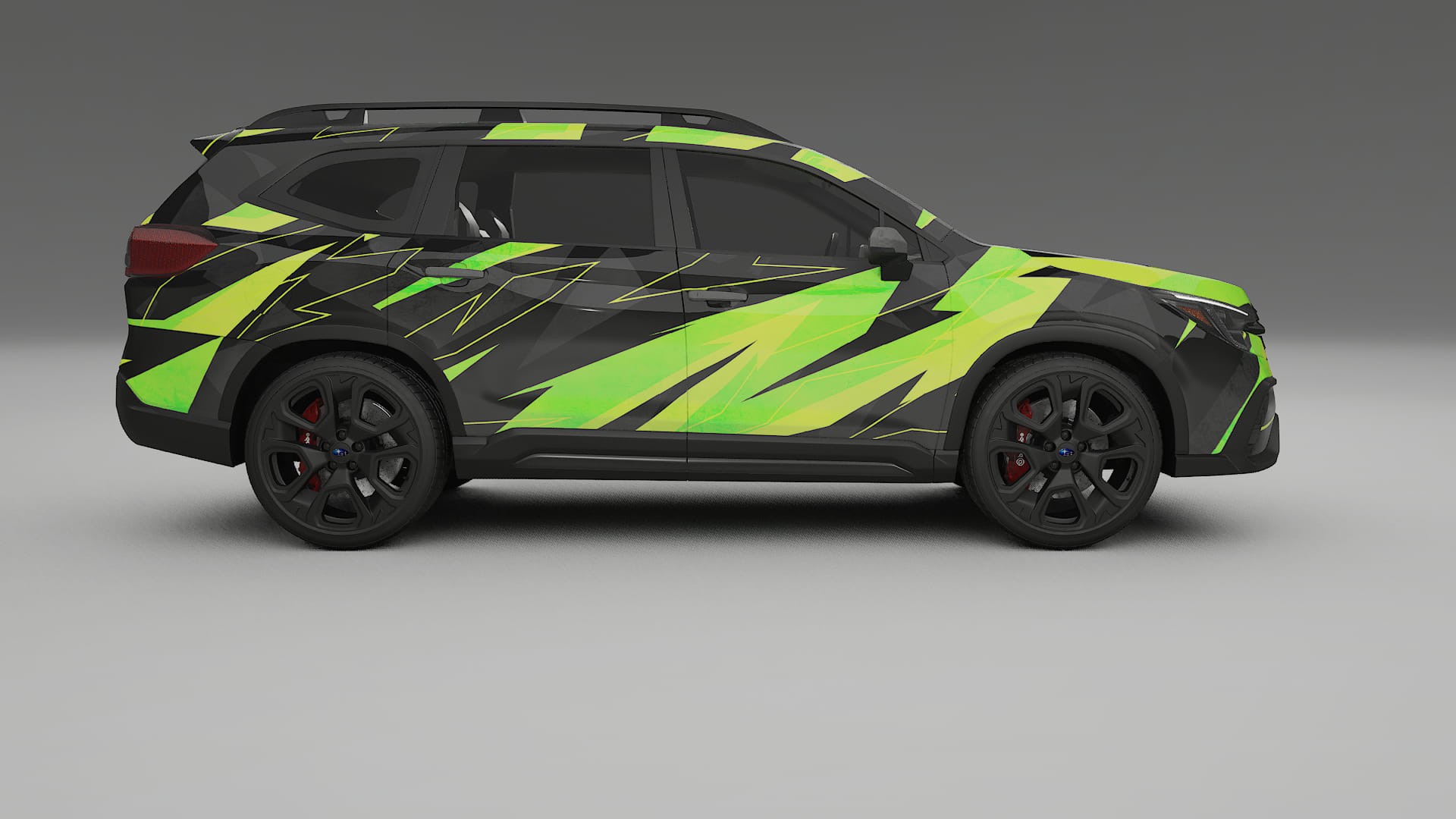 Subaru Ascent BT facelift LCI NINJA TURTLES – Designad Wrap PPF-sats i utskrivbar polyuretanfilm