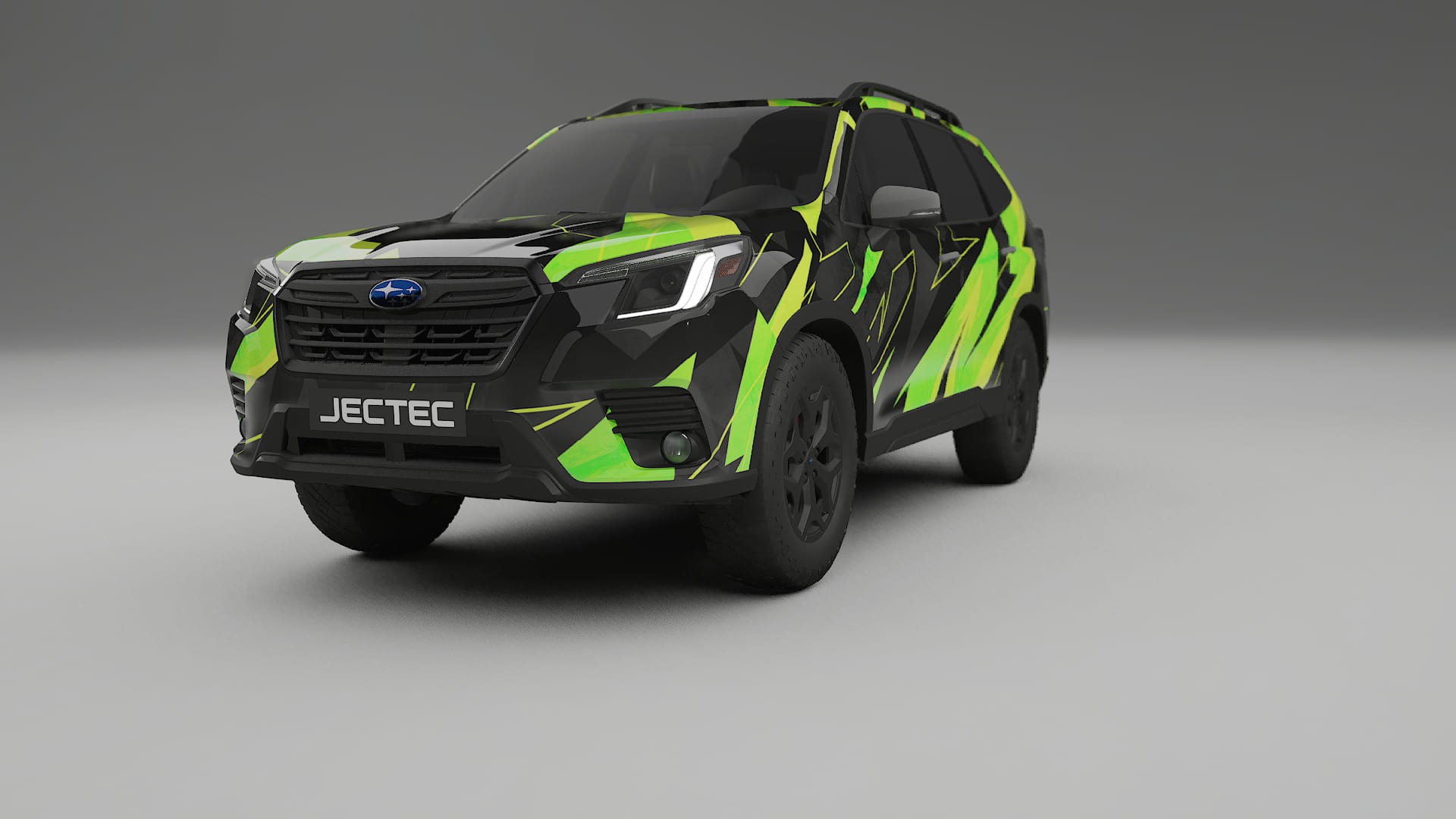 Subaru Forester V SK facelift LCI NINJA TURTLES – Designad Wrap PPF-sats i utskrivbar polyuretanfilm