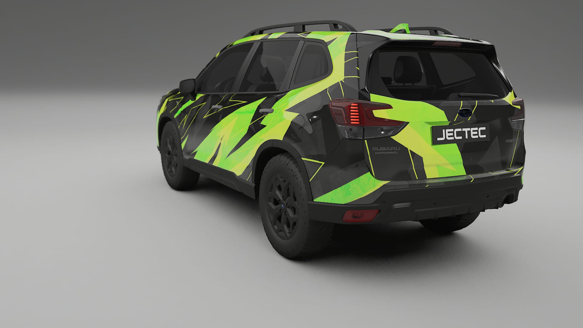 Subaru Forester V SK facelift LCI NINJA TURTLES – Designad Wrap PPF-sats i utskrivbar polyuretanfilm