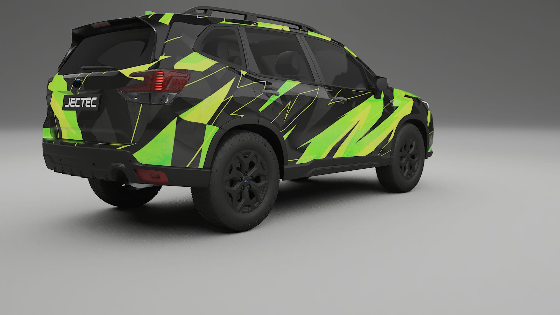 Subaru Forester V SK facelift LCI NINJA TURTLES – Designad Wrap PPF-sats i utskrivbar polyuretanfilm