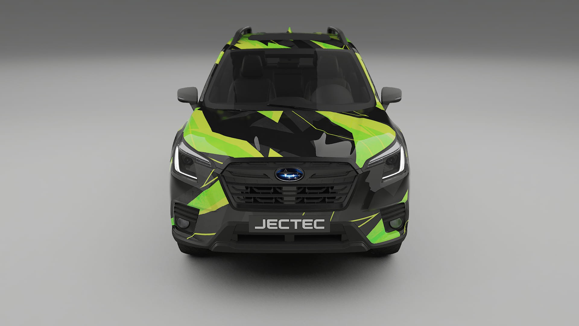 Subaru Forester V SK facelift LCI NINJA TURTLES – Designad Wrap PPF-sats i utskrivbar polyuretanfilm