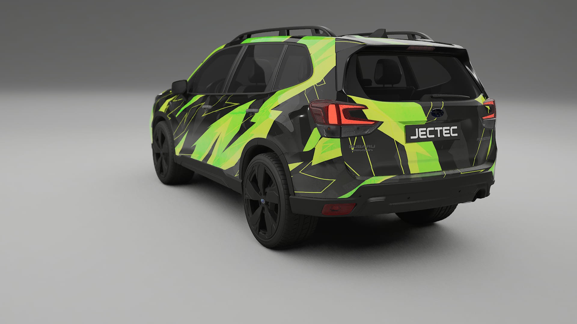 Subaru Forester V SK prefacelift pre-LCI NINJA TURTLES – Designad Wrap PPF-sats i utskrivbar polyuretanfilm