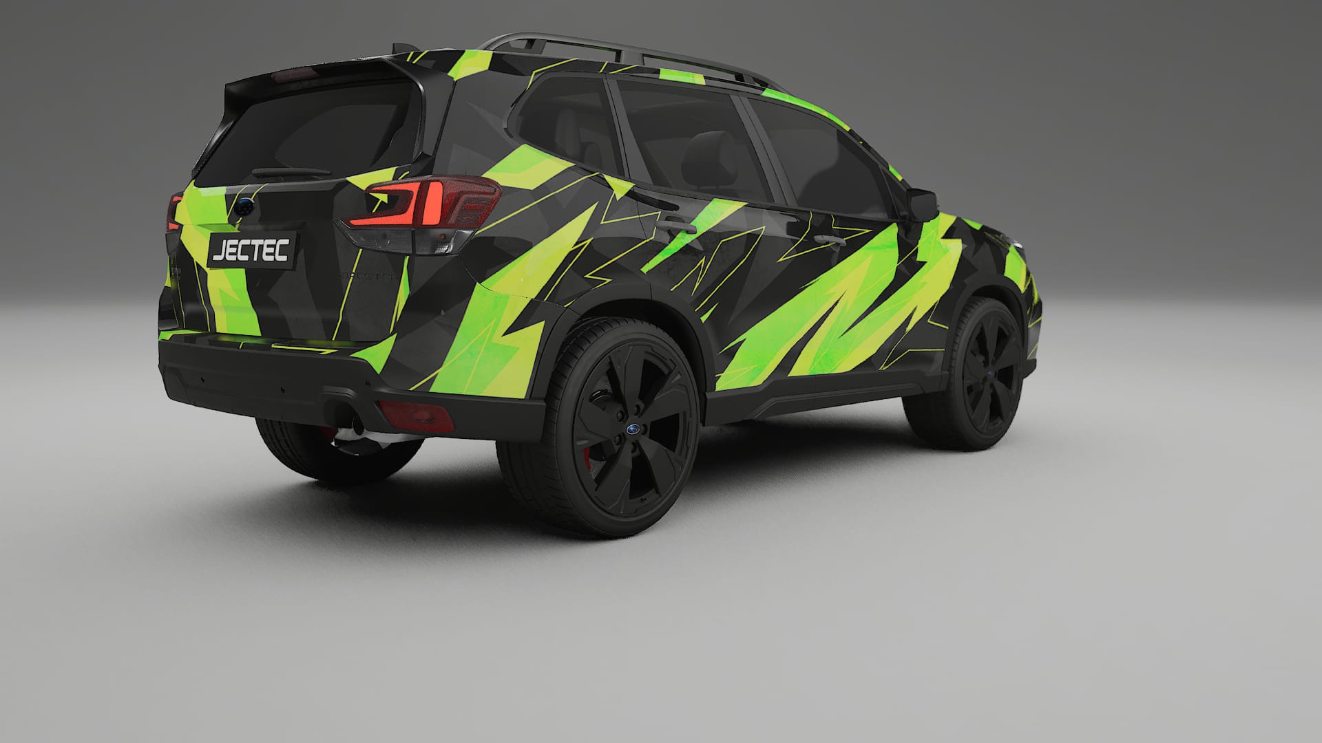 Subaru Forester V SK prefacelift pre-LCI NINJA TURTLES – Designad Wrap PPF-sats i utskrivbar polyuretanfilm
