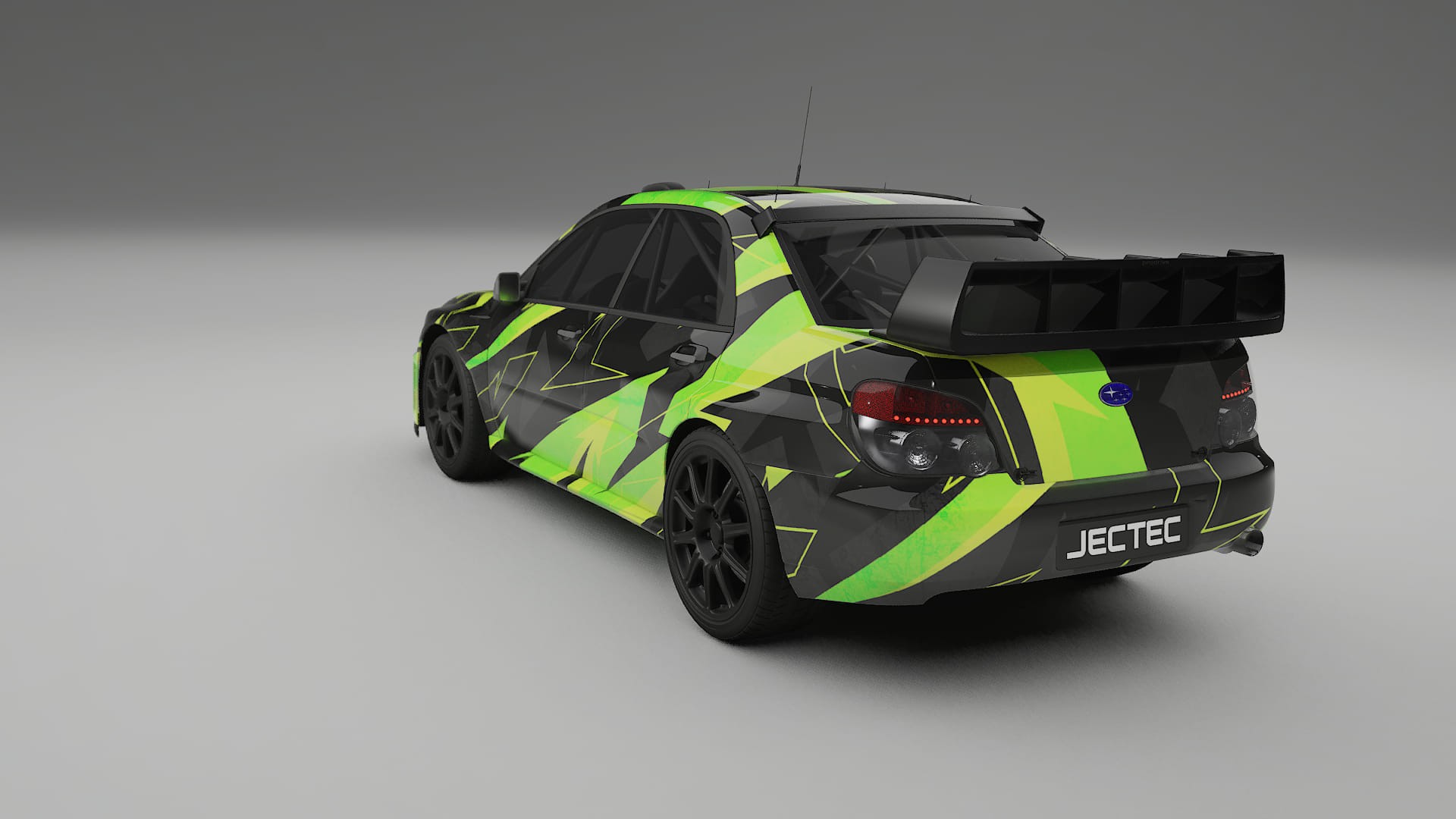 Subaru Impreza WRC GD NINJA TURTLES – Designad Wrap PPF-sats i utskrivbar polyuretanfilm