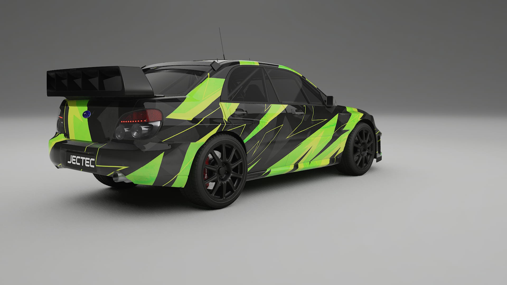 Subaru Impreza WRC GD NINJA TURTLES – Designad Wrap PPF-sats i utskrivbar polyuretanfilm
