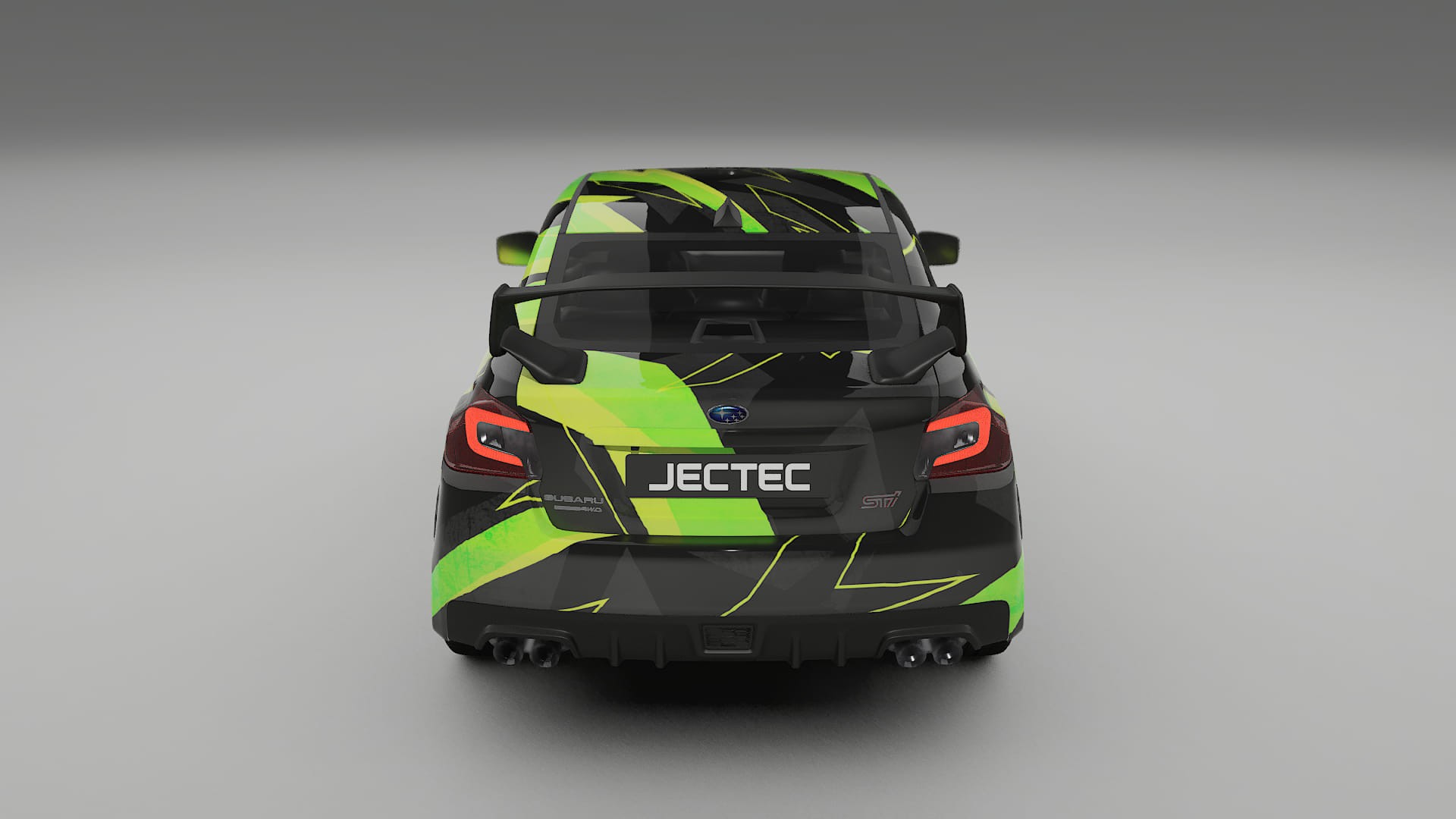 Subaru Impreza WRX Sti VA prefacelift pre-LCI NINJA TURTLES – Designad Wrap PPF-sats i utskrivbar polyuretanfilm