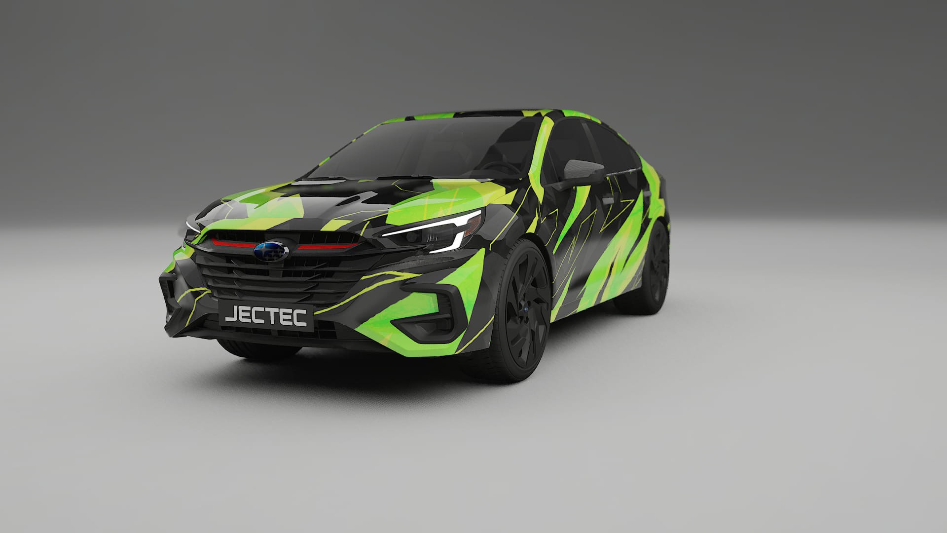 Subaru Legacy BW NINJA TURTLES – Designad Wrap PPF-sats i utskrivbar polyuretanfilm