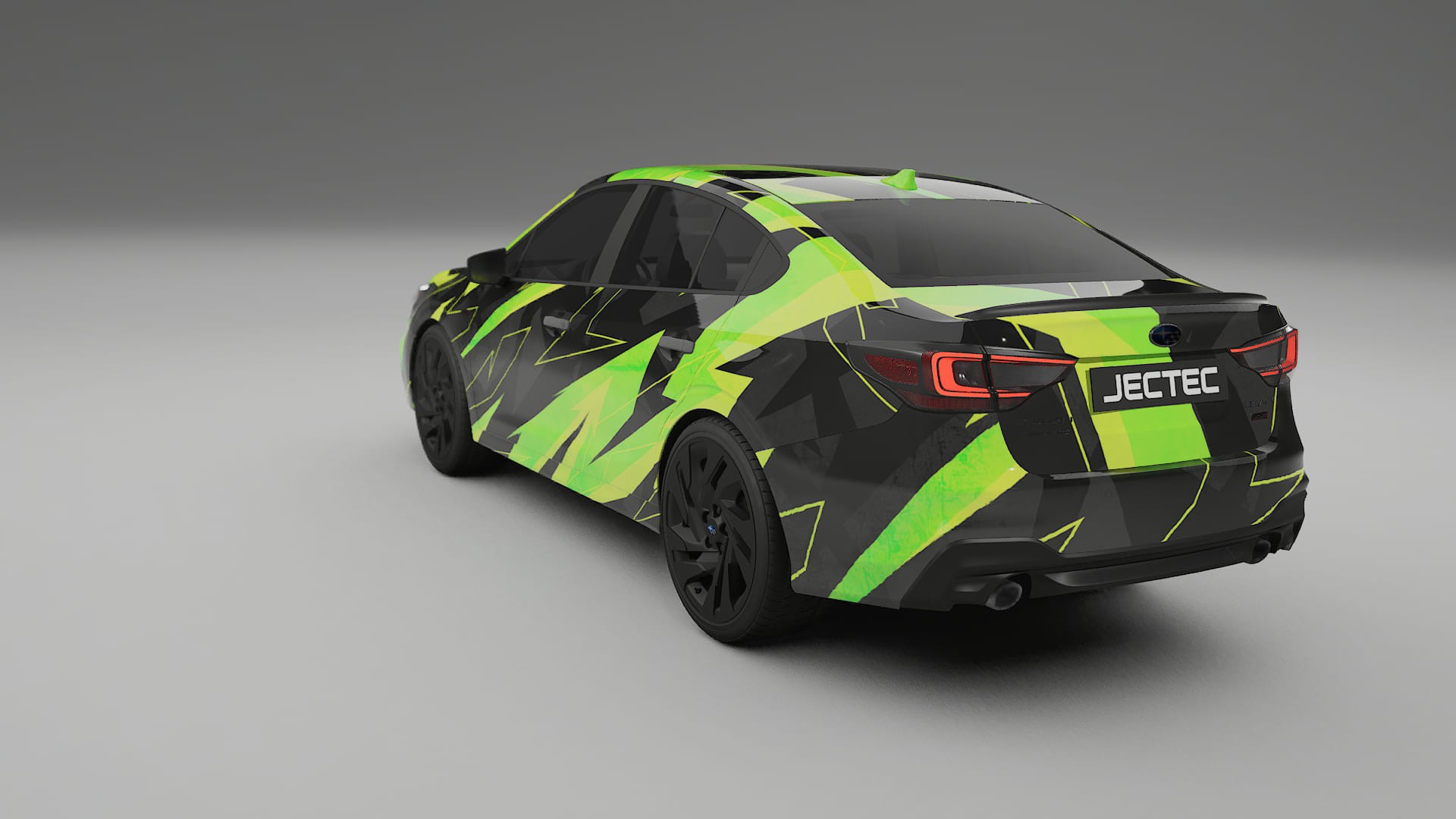 Subaru Legacy BW NINJA TURTLES – Designad Wrap PPF-sats i utskrivbar polyuretanfilm