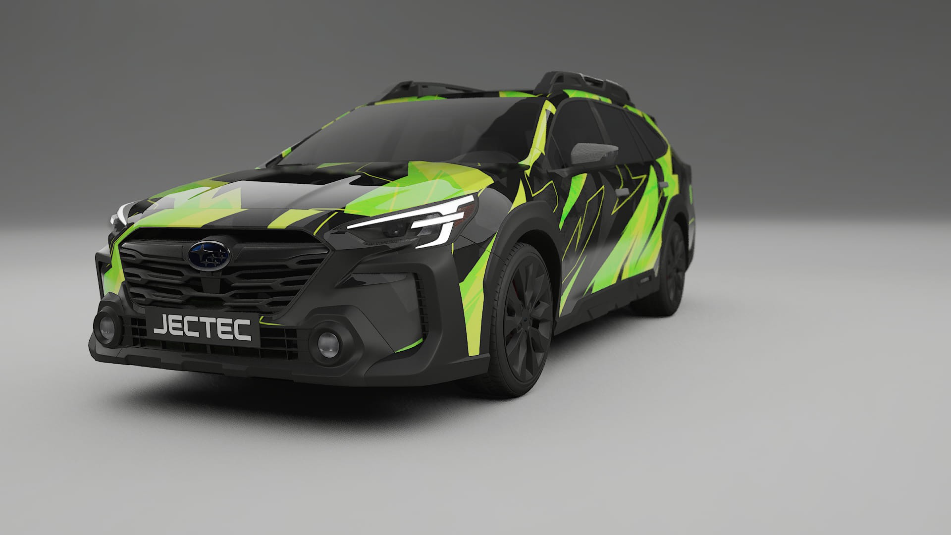 Subaru Outback VI BS facelift LCI NINJA TURTLES – Designad Wrap PPF-sats i utskrivbar polyuretanfilm