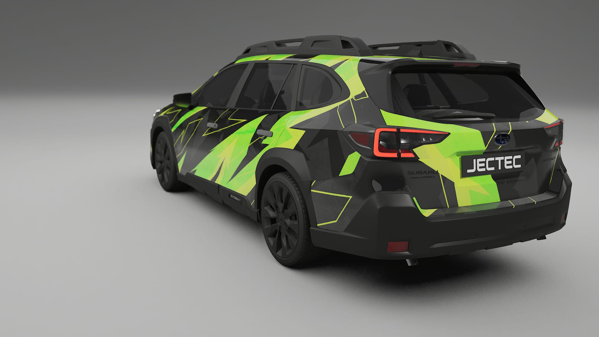 Subaru Outback VI BS facelift LCI NINJA TURTLES – Designad Wrap PPF-sats i utskrivbar polyuretanfilm