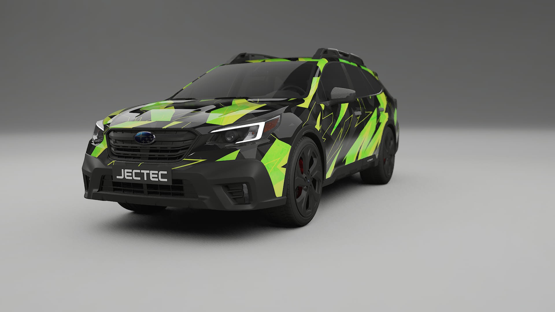 Subaru Outback VI BS prefacelift pre-LCI NINJA TURTLES – Designad Wrap PPF-sats i utskrivbar polyuretanfilm
