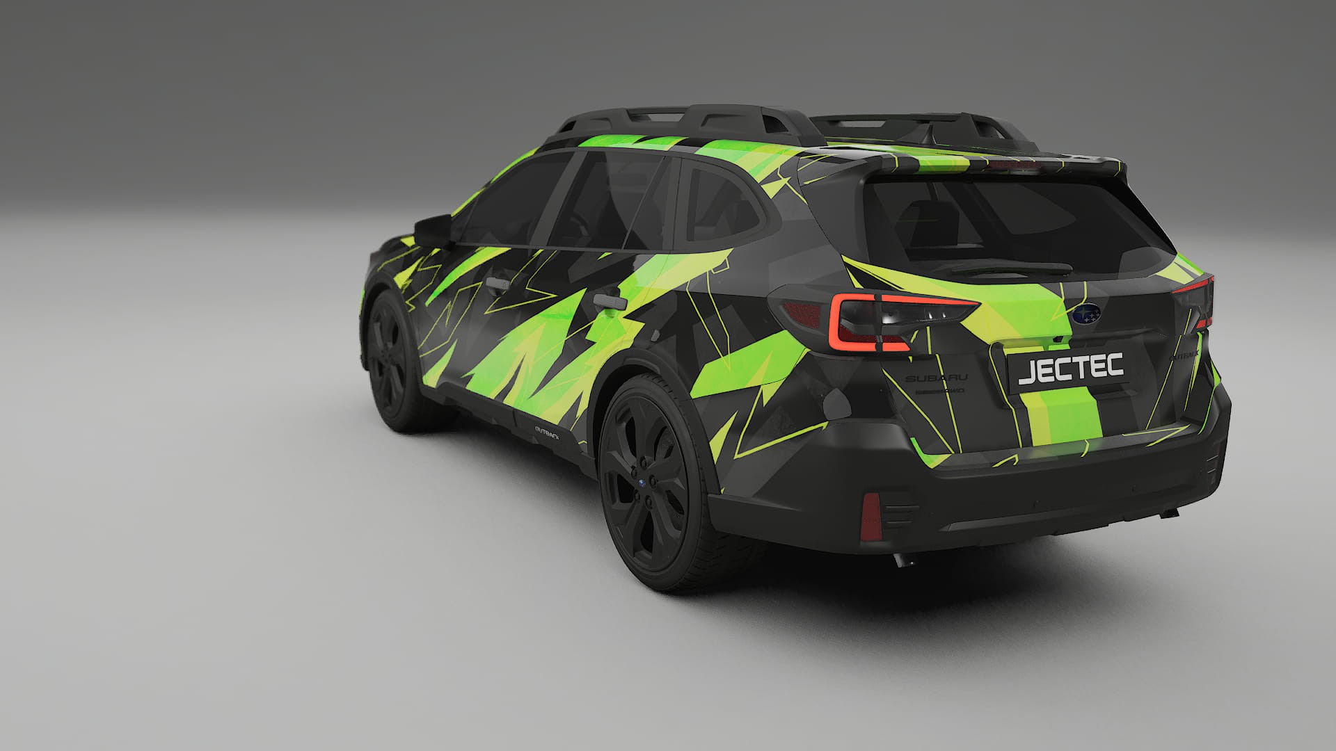 Subaru Outback VI BS prefacelift pre-LCI NINJA TURTLES – Designad Wrap PPF-sats i utskrivbar polyuretanfilm