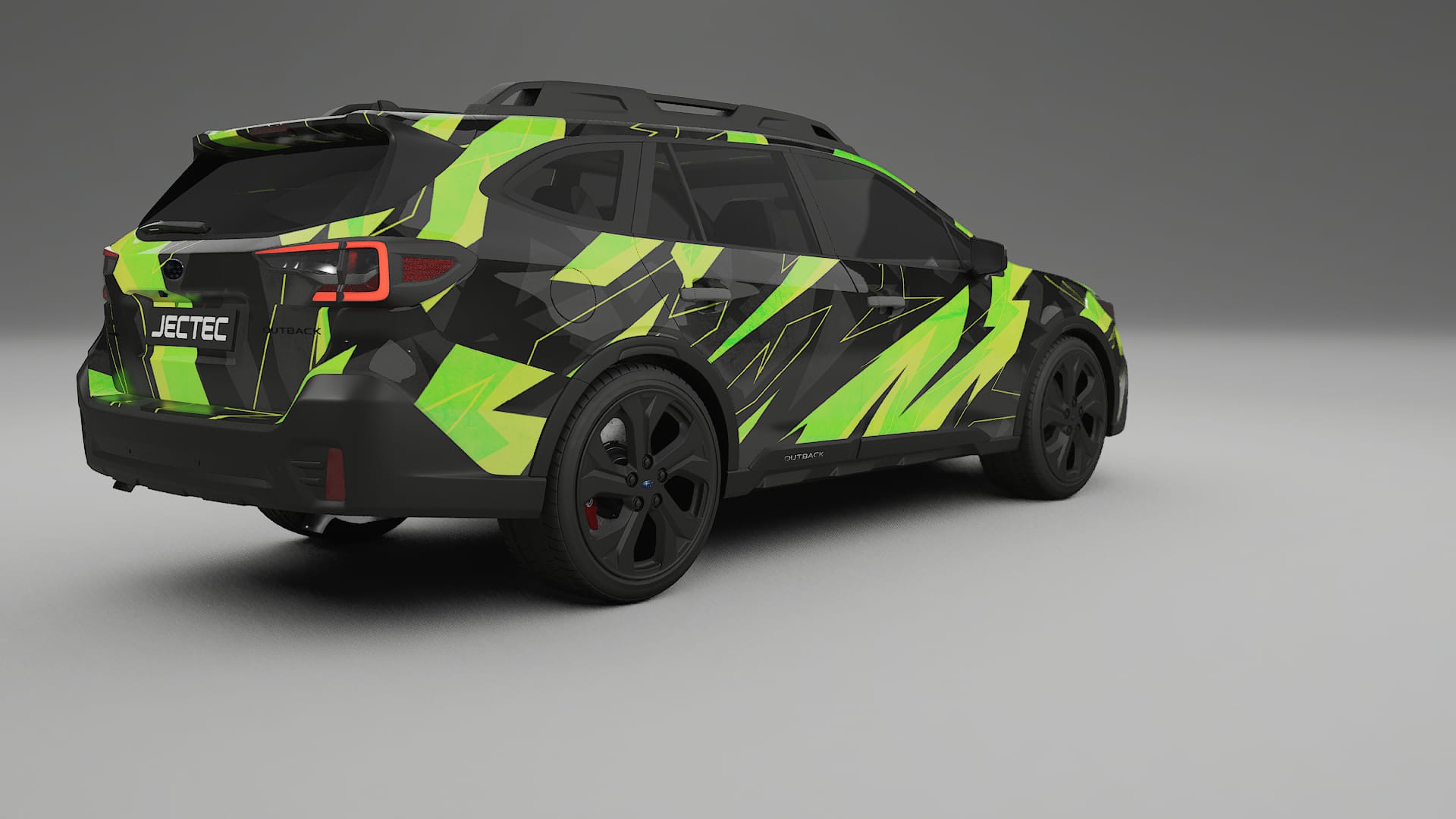 Subaru Outback VI BS prefacelift pre-LCI NINJA TURTLES – Designad Wrap PPF-sats i utskrivbar polyuretanfilm
