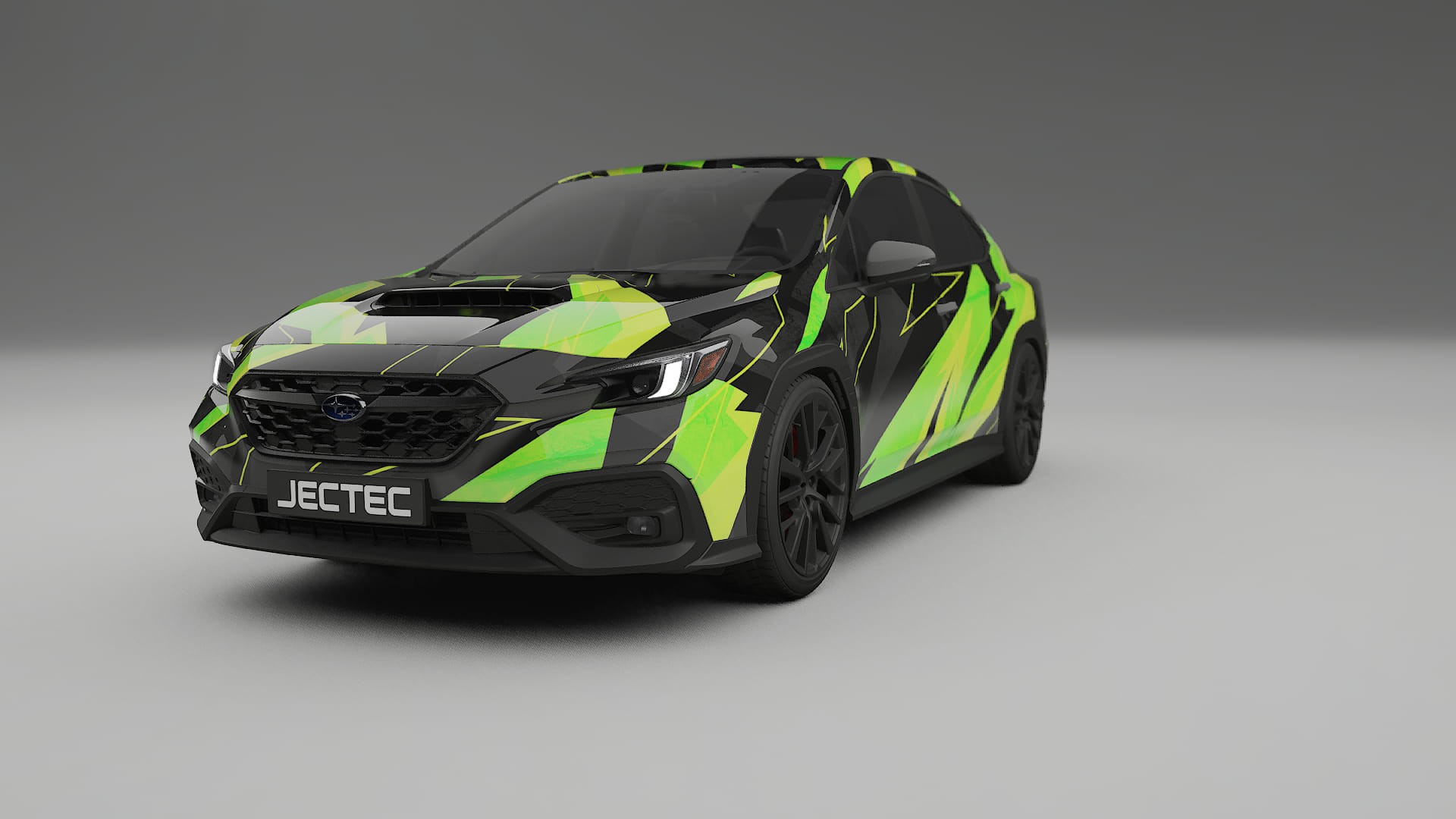 Subaru WRX VB NINJA TURTLES – Designad Wrap PPF-sats i utskrivbar polyuretanfilm