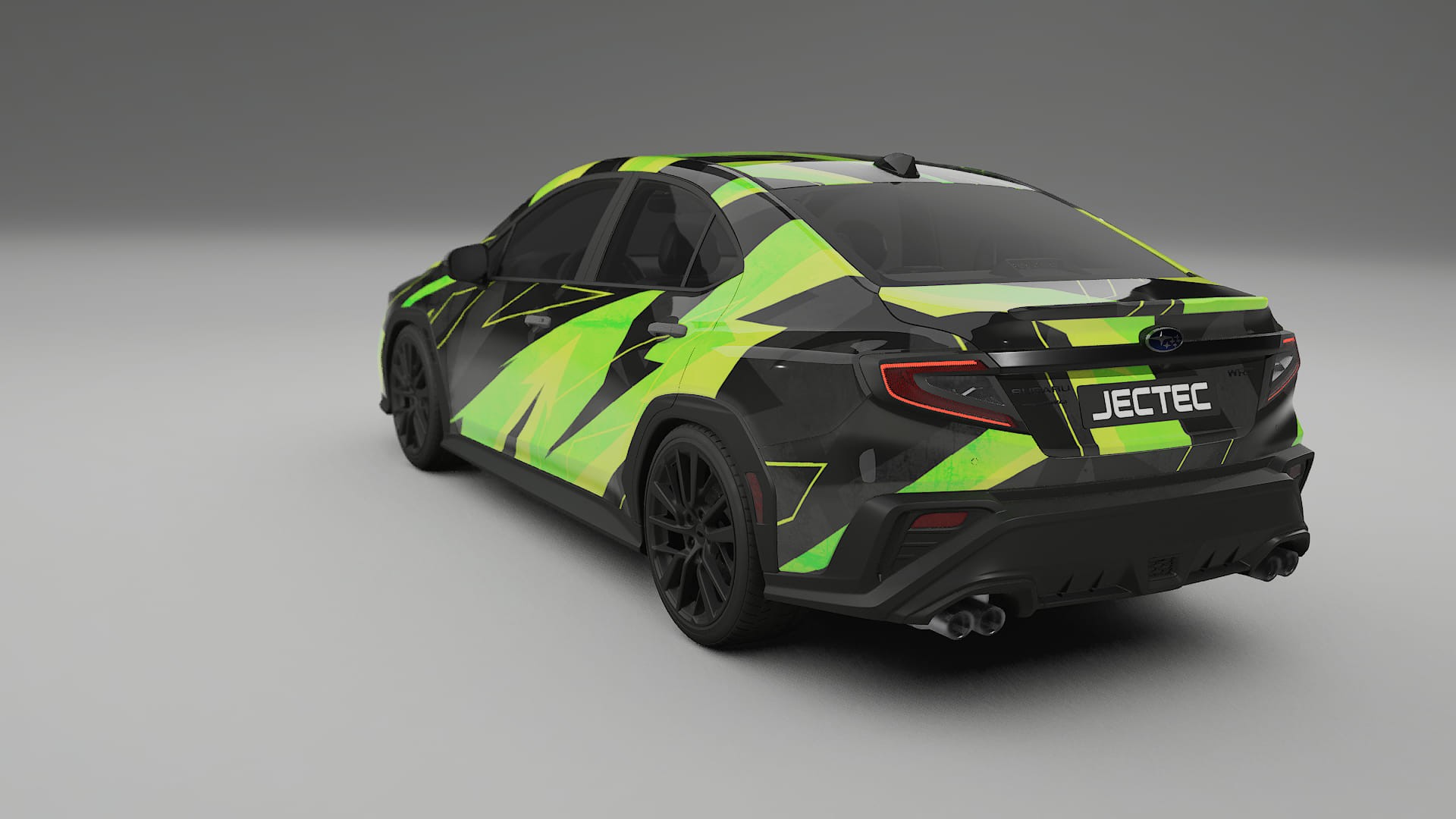 Subaru WRX VB NINJA TURTLES – Designad Wrap PPF-sats i utskrivbar polyuretanfilm