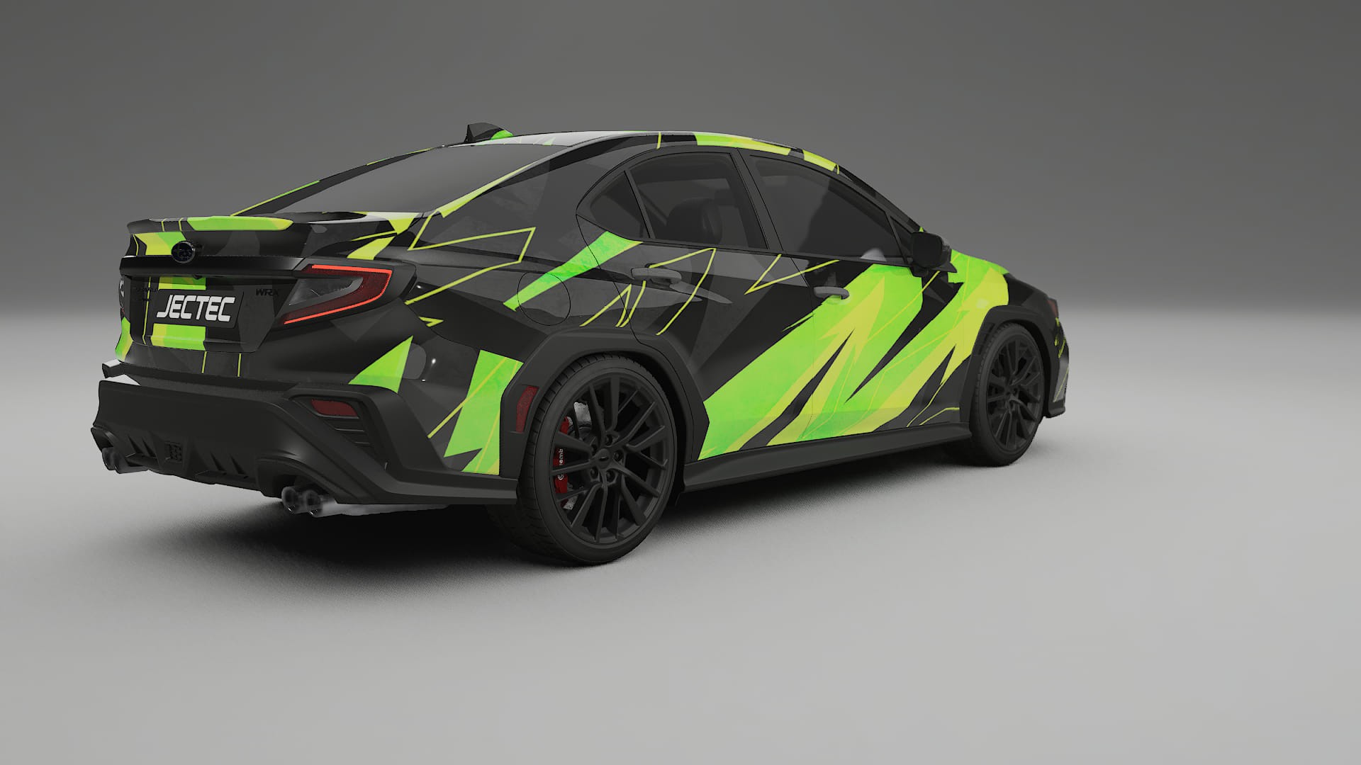 Subaru WRX VB NINJA TURTLES – Designad Wrap PPF-sats i utskrivbar polyuretanfilm