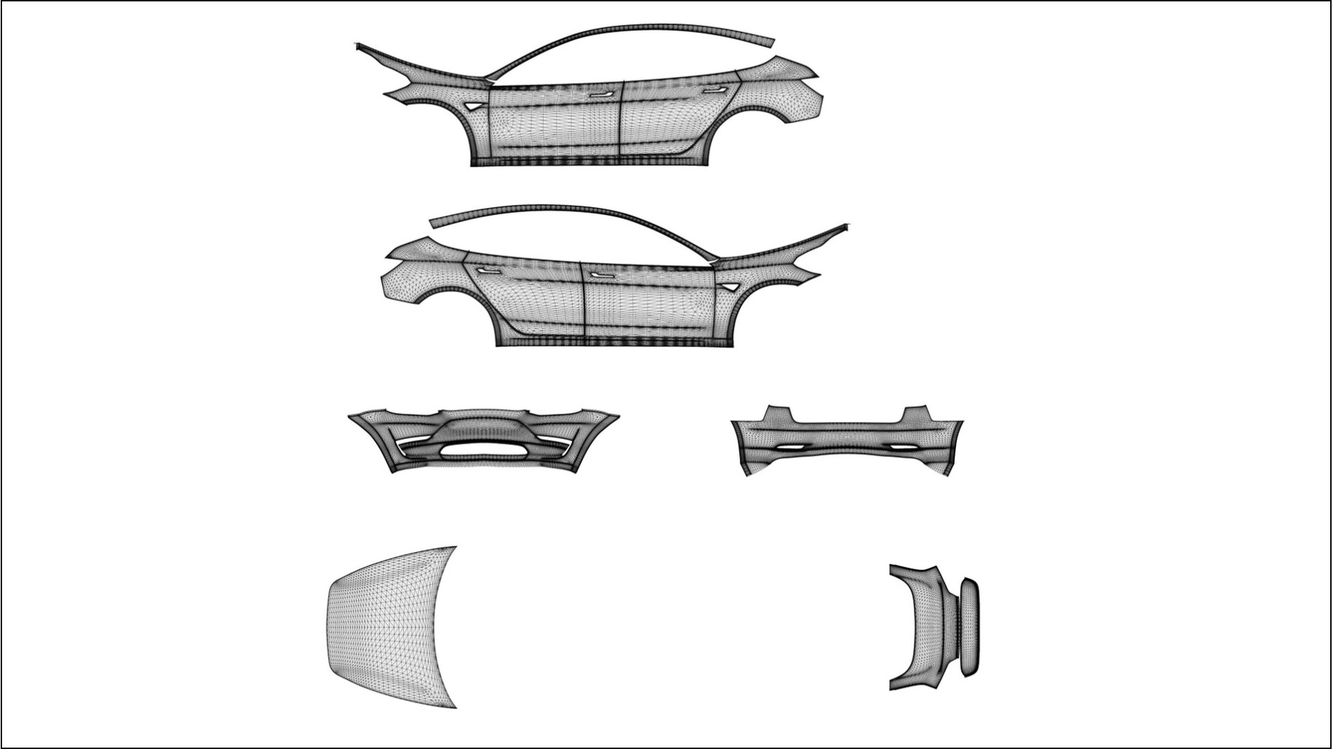 Tesla Model 3 NINJA TURTLES – Designad Wrap PPF-sats i utskrivbar polyuretanfilm