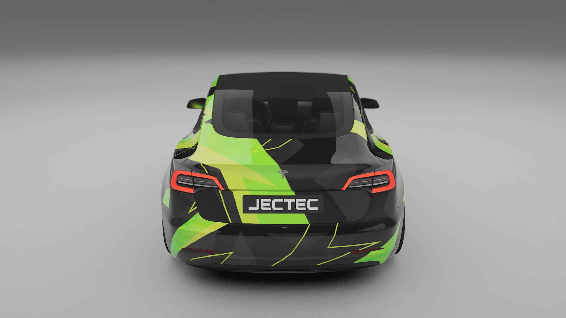 Tesla Model 3 NINJA TURTLES – Designad Wrap PPF-sats i utskrivbar polyuretanfilm