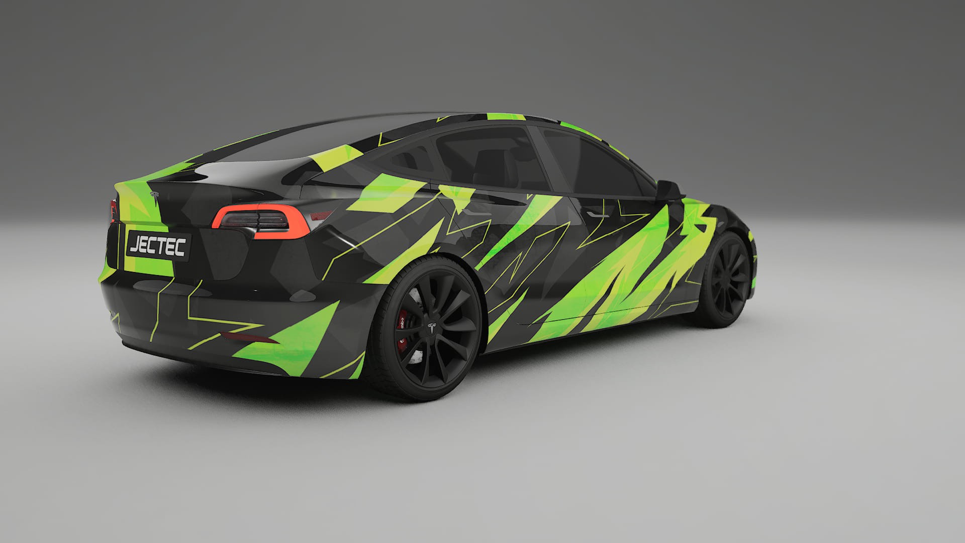 Tesla Model 3 NINJA TURTLES – Designad Wrap PPF-sats i utskrivbar polyuretanfilm