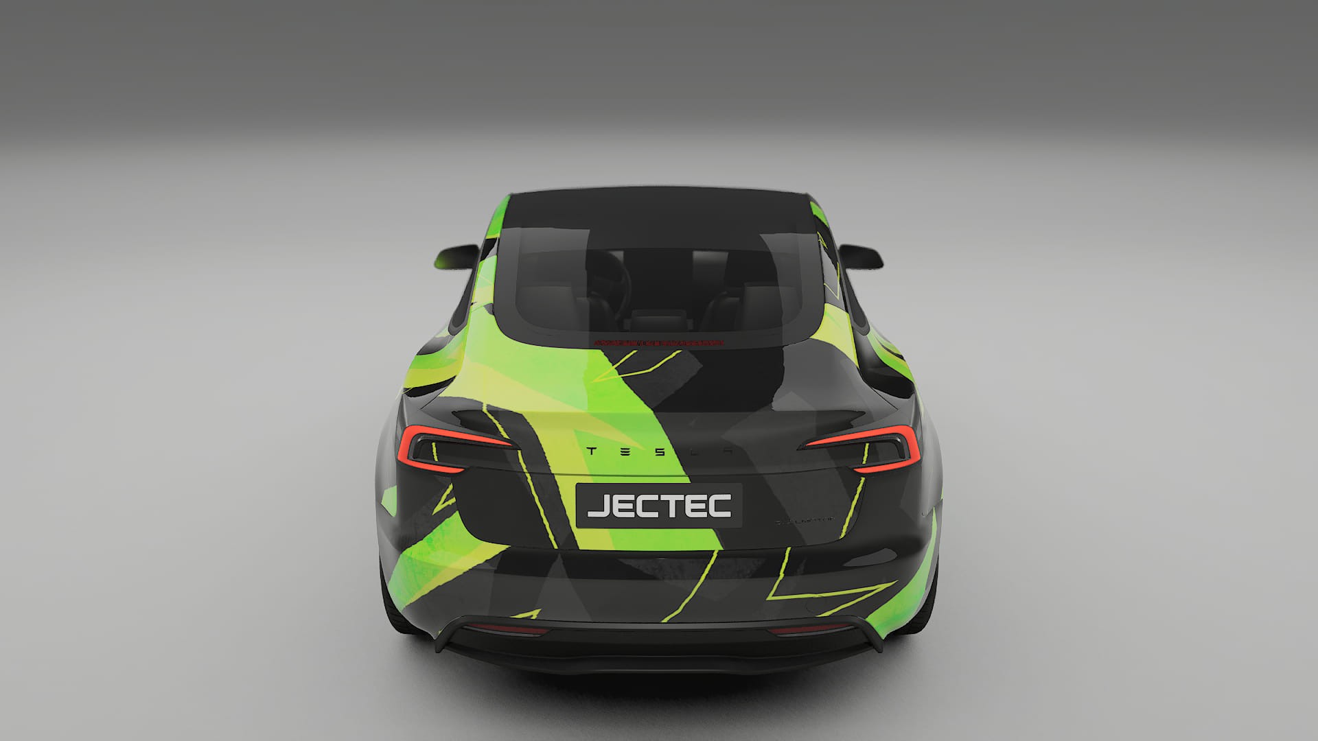 Tesla Model 3 Highland NINJA TURTLES – Designad Wrap PPF-sats i utskrivbar polyuretanfilm