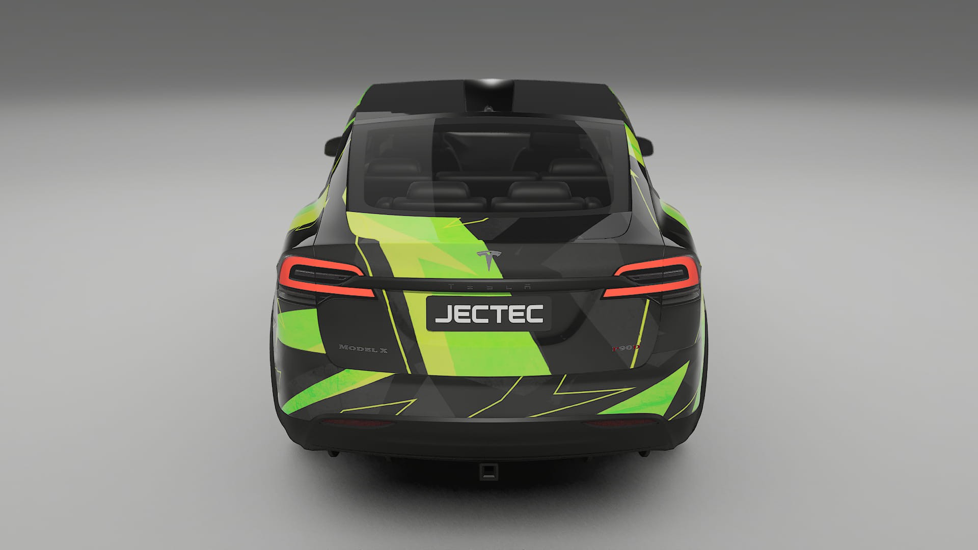 Tesla Model X NINJA TURTLES – Designad Wrap PPF-sats i utskrivbar polyuretanfilm