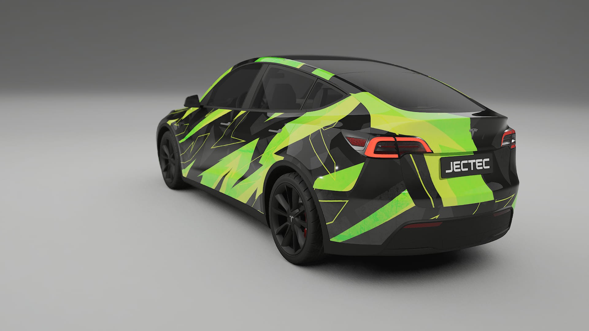 Tesla Model Y NINJA TURTLES – Designad Wrap PPF-sats i utskrivbar polyuretanfilm
