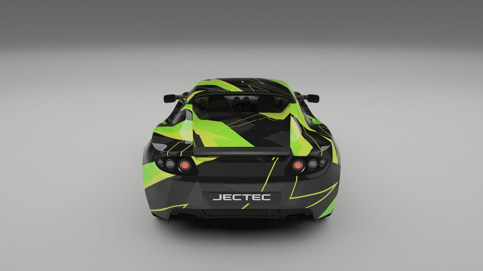 Tesla Roadster 2.5 NINJA TURTLES – Designad Wrap PPF-sats i utskrivbar polyuretanfilm