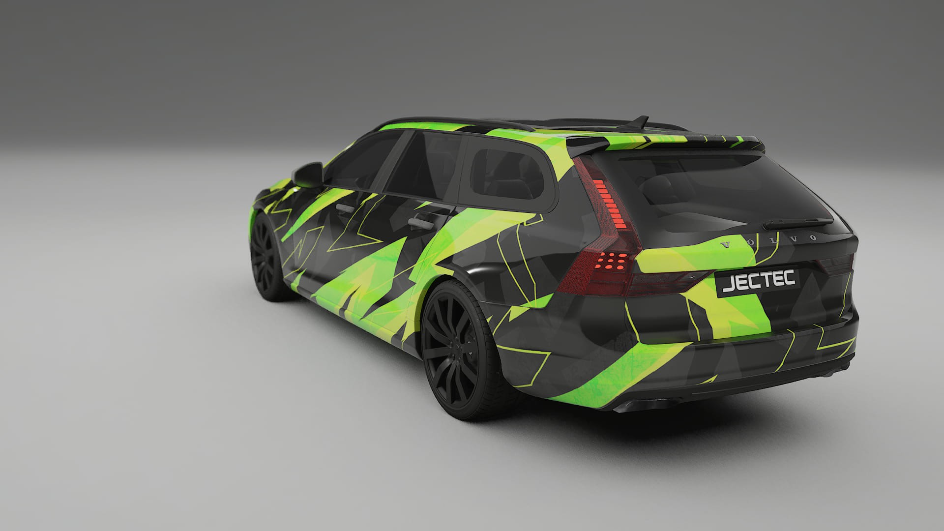 Volvo V90 P5 NINJA TURTLES – Designad Wrap PPF-sats i utskrivbar polyuretanfilm