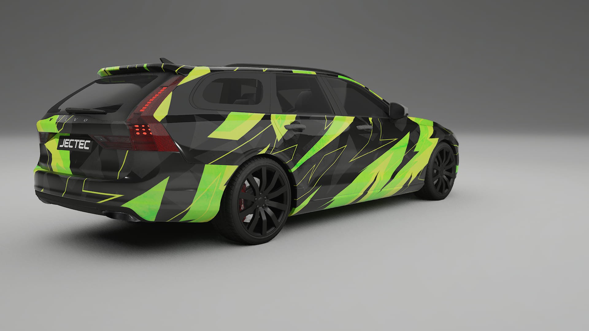 Volvo V90 P5 NINJA TURTLES – Designad Wrap PPF-sats i utskrivbar polyuretanfilm
