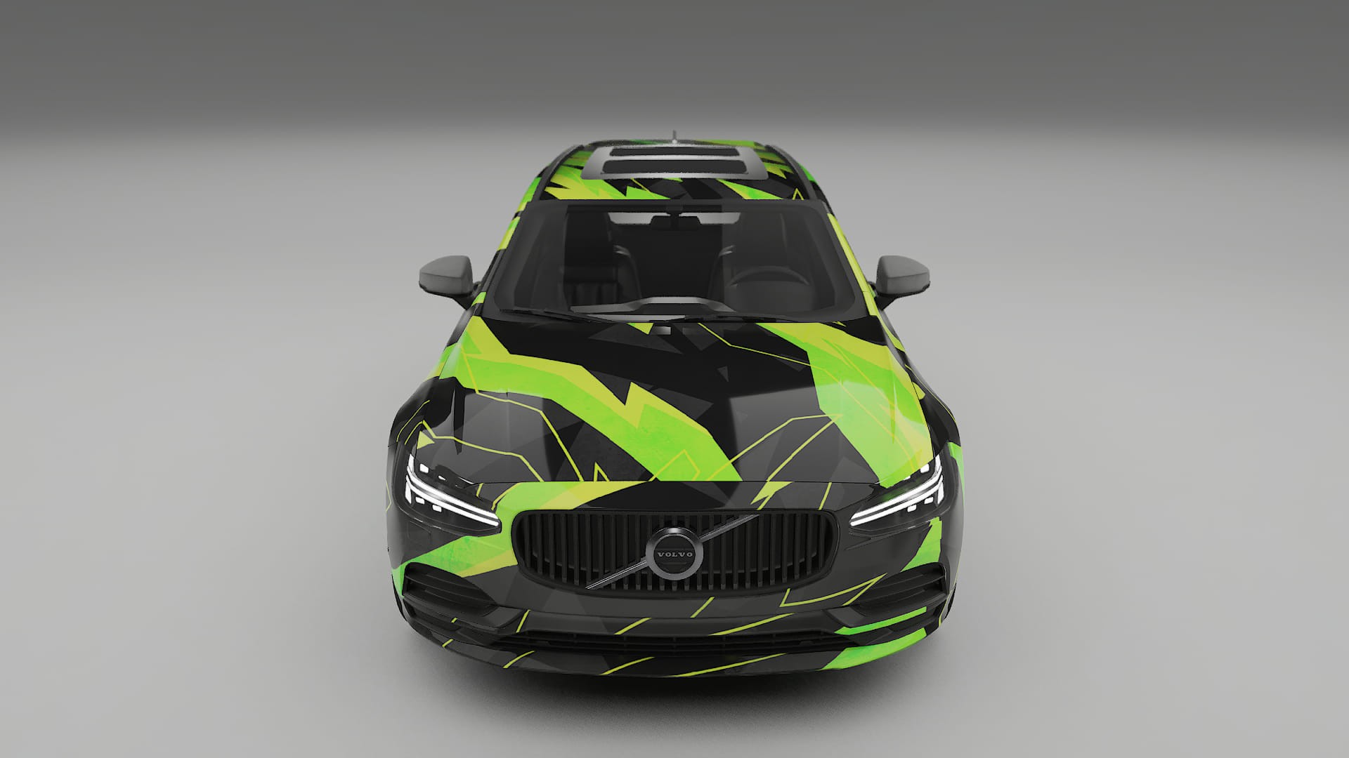 Volvo V90 P5 NINJA TURTLES – Designad Wrap PPF-sats i utskrivbar polyuretanfilm