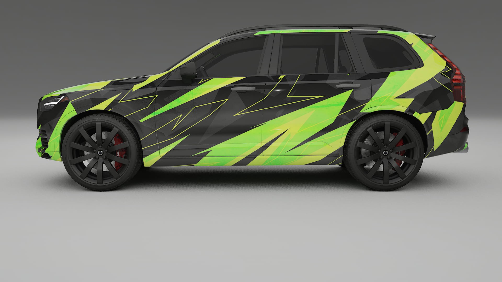 Volvo XC90 SPA NINJA TURTLES – Designad Wrap PPF-sats i utskrivbar polyuretanfilm