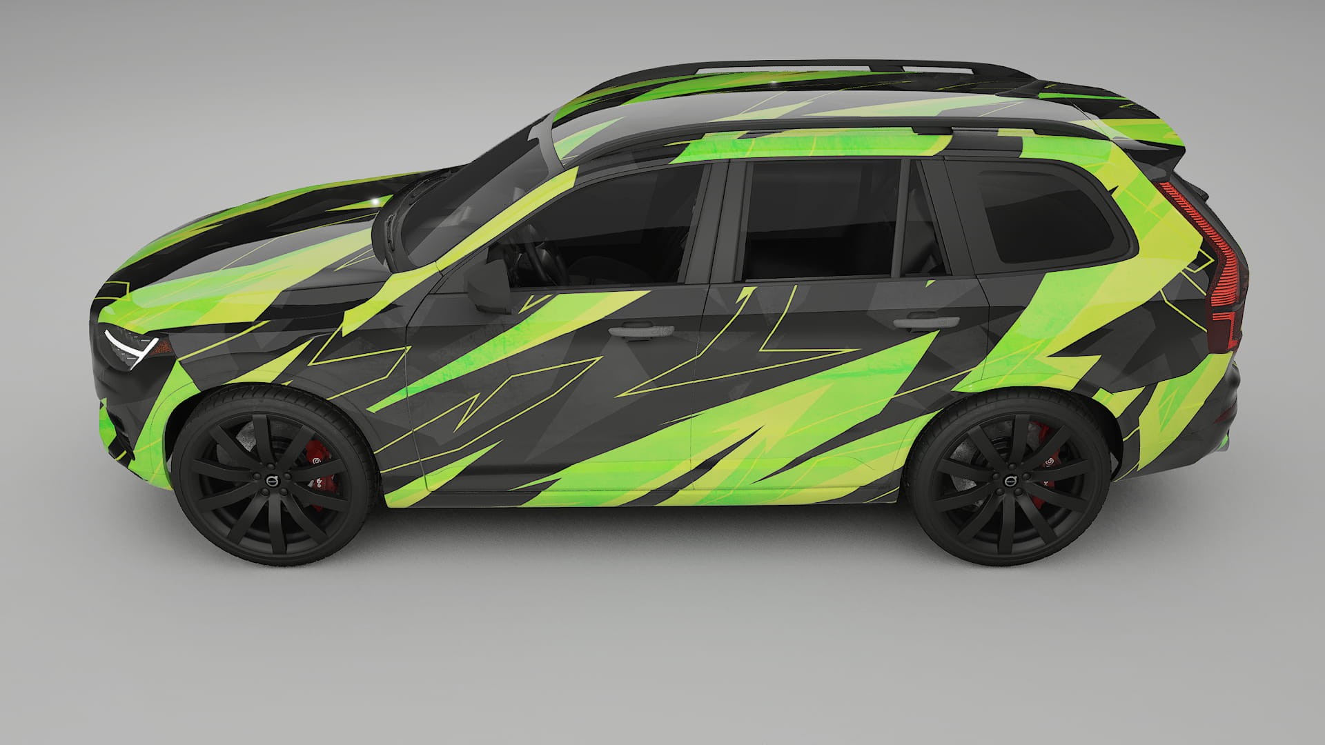 Volvo XC90 SPA NINJA TURTLES – Designad Wrap PPF-sats i utskrivbar polyuretanfilm