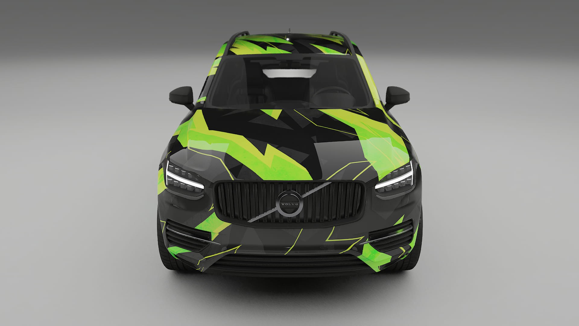 Volvo XC90 SPA NINJA TURTLES – Designad Wrap PPF-sats i utskrivbar polyuretanfilm