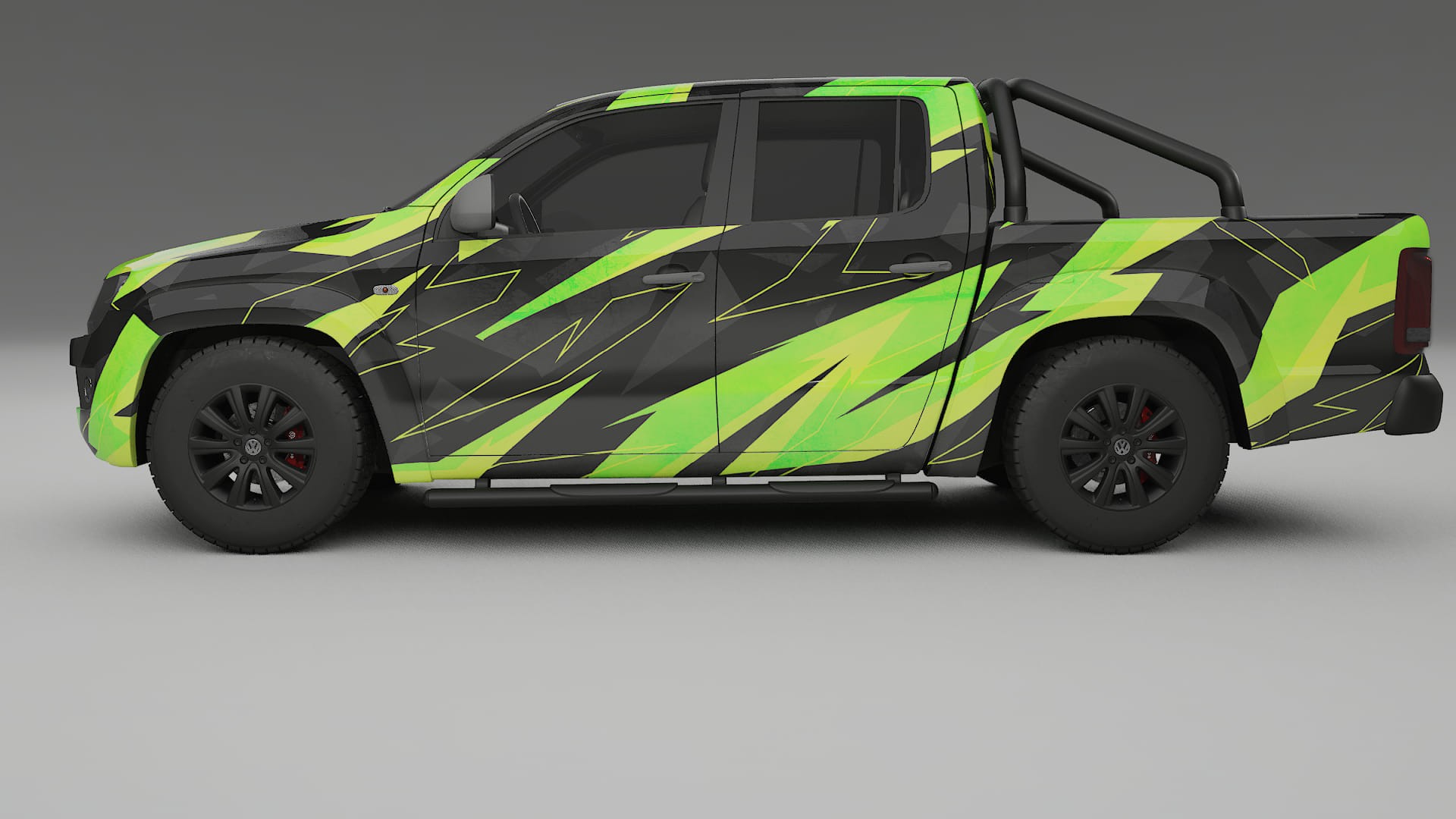 VW Amarok 2H NINJA TURTLES – Designad Wrap PPF-sats i utskrivbar polyuretanfilm