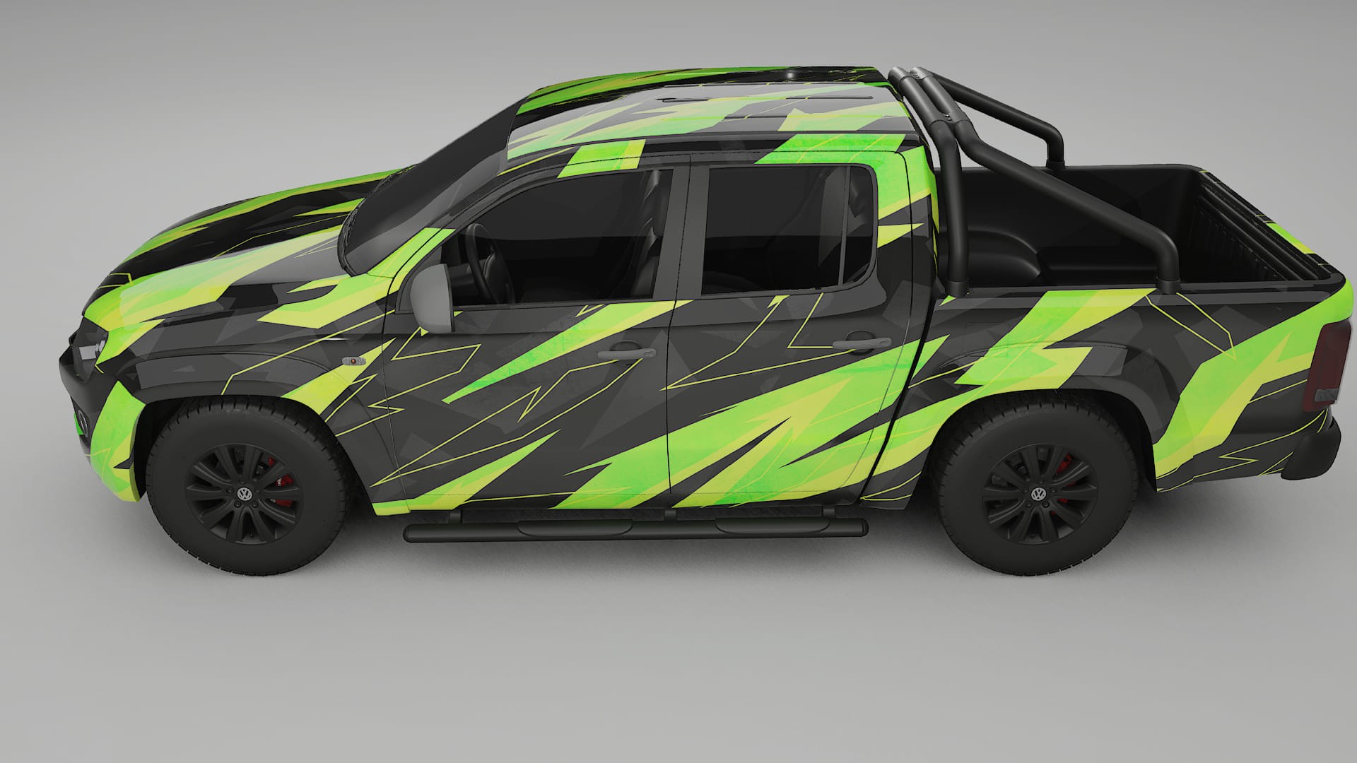 VW Amarok 2H NINJA TURTLES – Designad Wrap PPF-sats i utskrivbar polyuretanfilm
