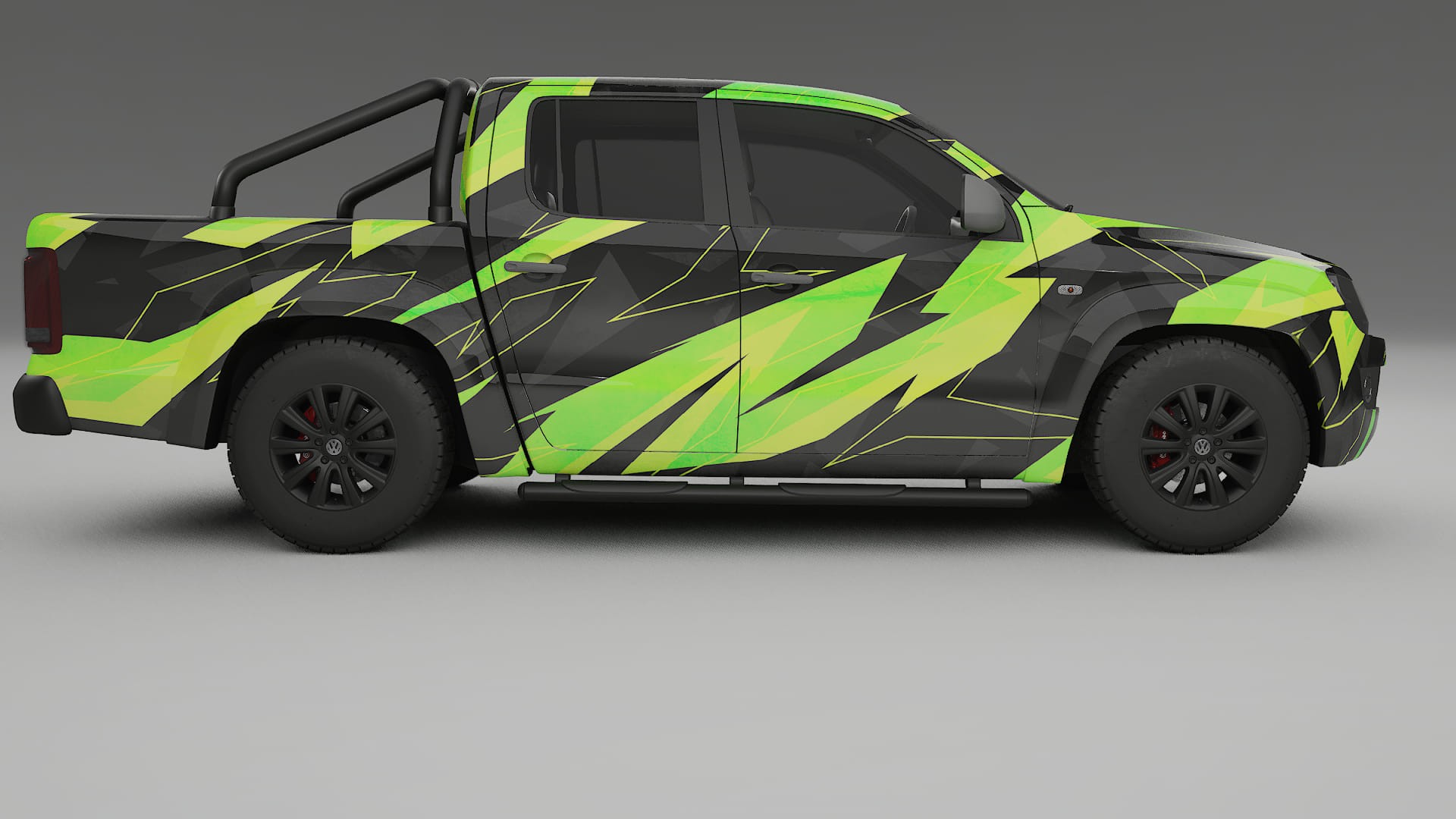 VW Amarok 2H NINJA TURTLES – Designad Wrap PPF-sats i utskrivbar polyuretanfilm