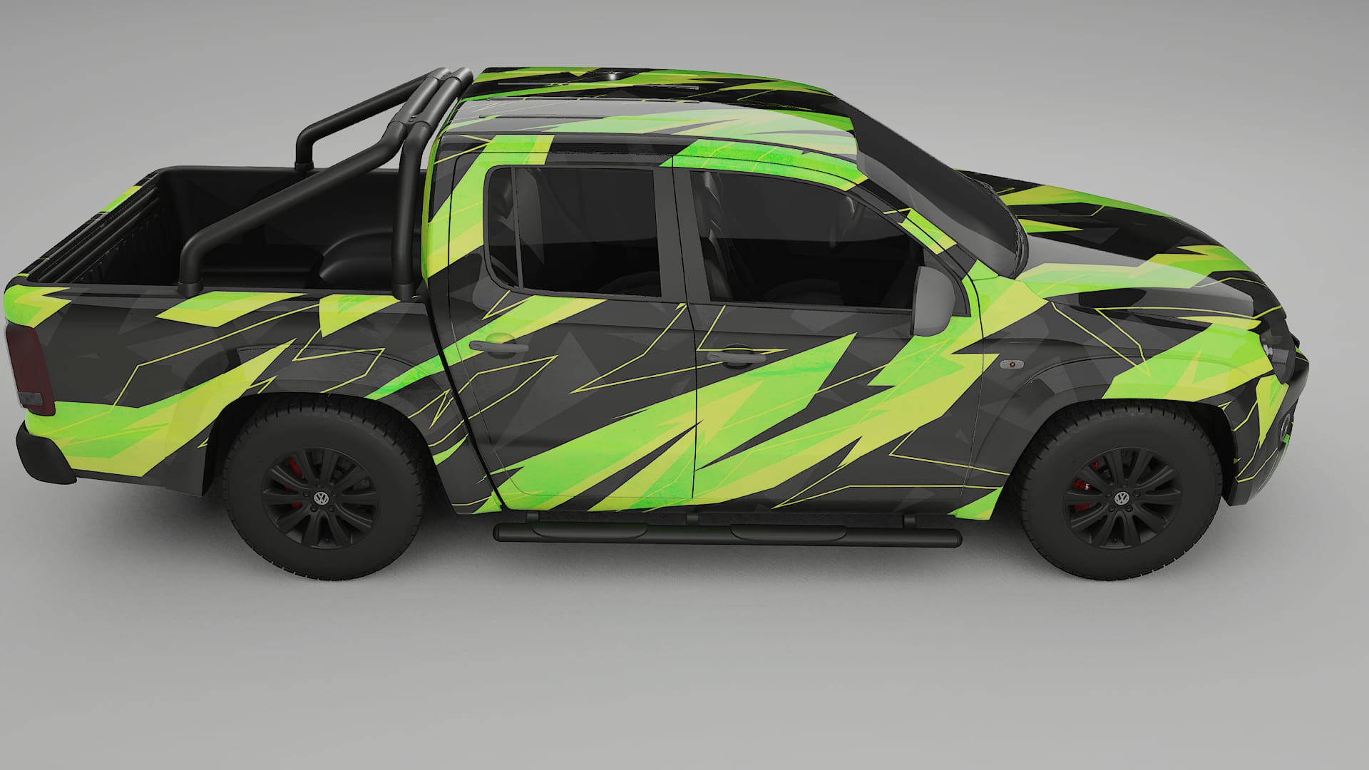 VW Amarok 2H NINJA TURTLES – Designad Wrap PPF-sats i utskrivbar polyuretanfilm