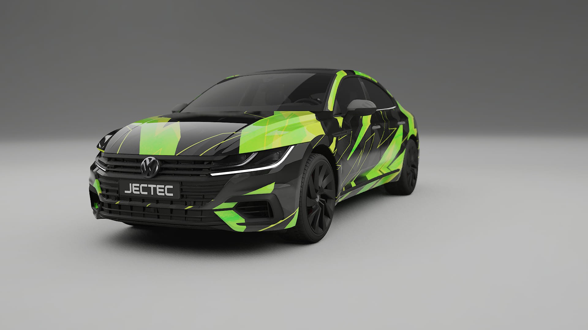 VW Arteon R 3H prefacelift pre-LCI NINJA TURTLES – Designad Wrap PPF-sats i utskrivbar polyuretanfilm