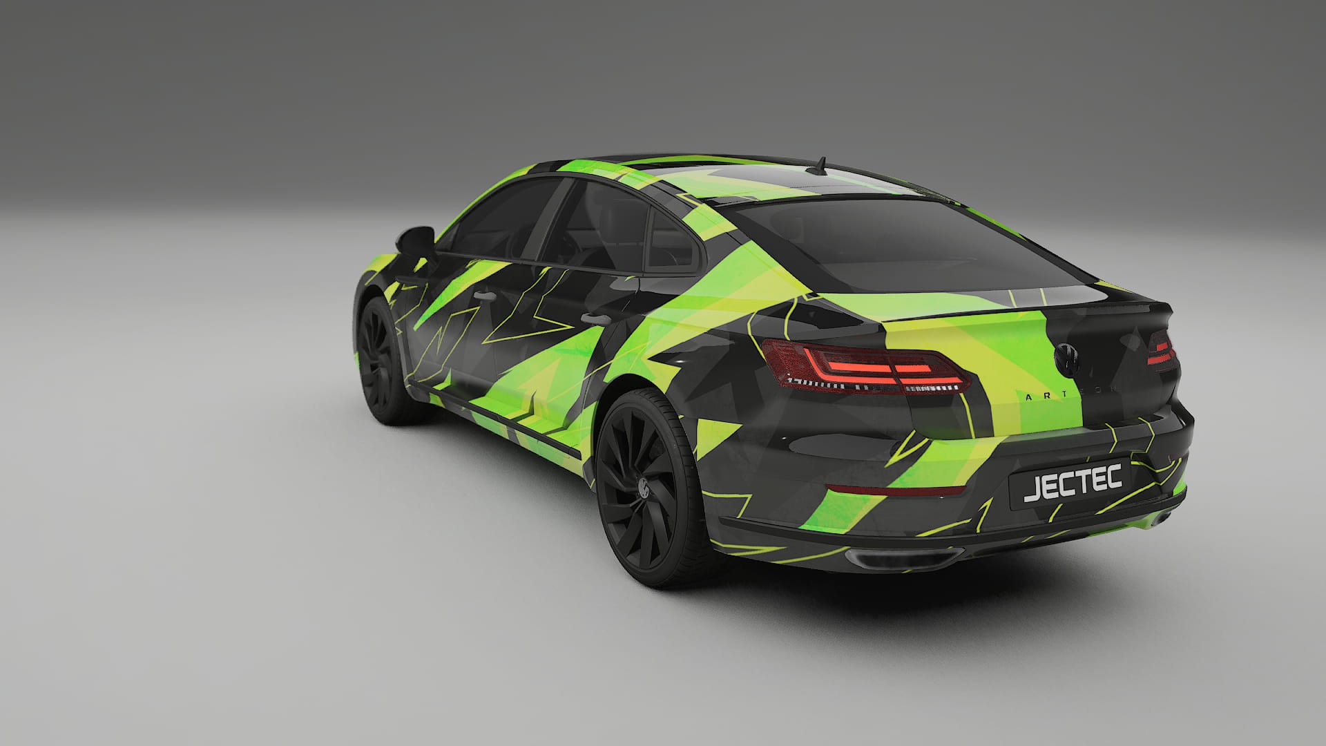 VW Arteon R 3H prefacelift pre-LCI NINJA TURTLES – Designad Wrap PPF-sats i utskrivbar polyuretanfilm