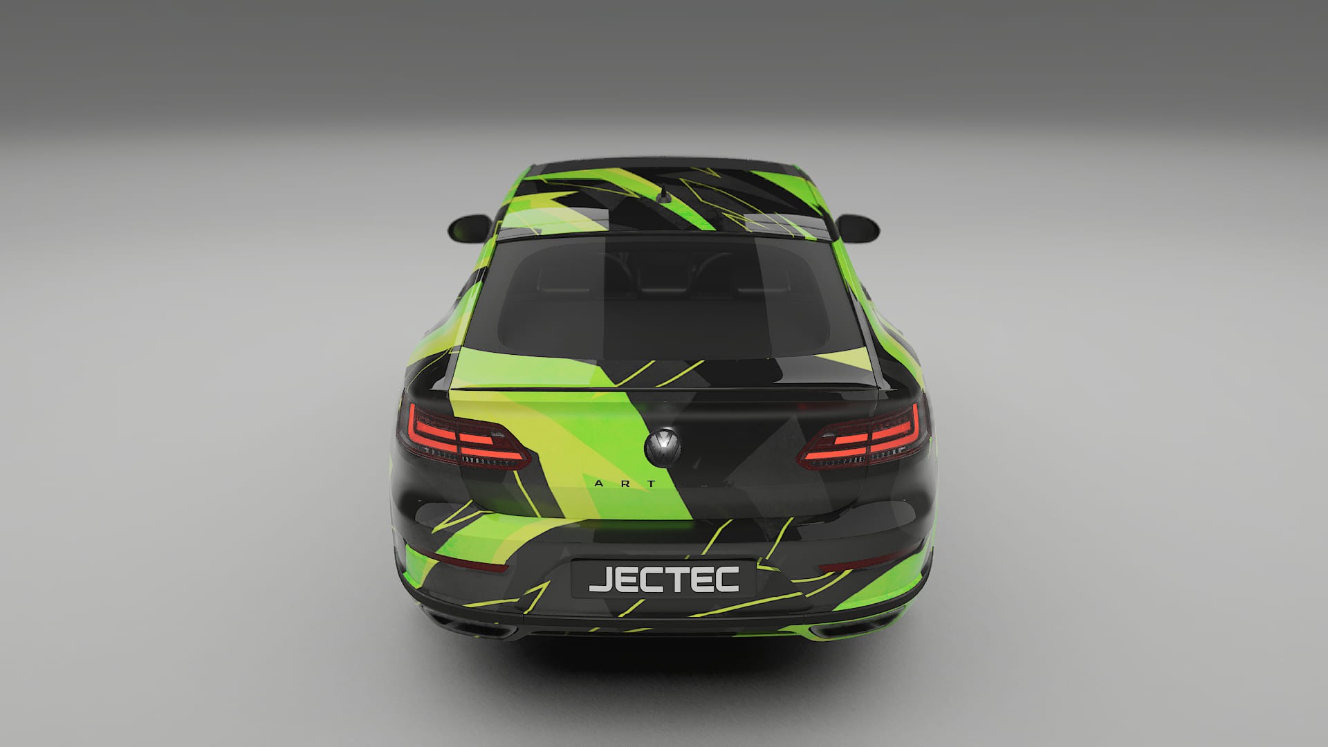 VW Arteon R 3H prefacelift pre-LCI NINJA TURTLES – Designad Wrap PPF-sats i utskrivbar polyuretanfilm