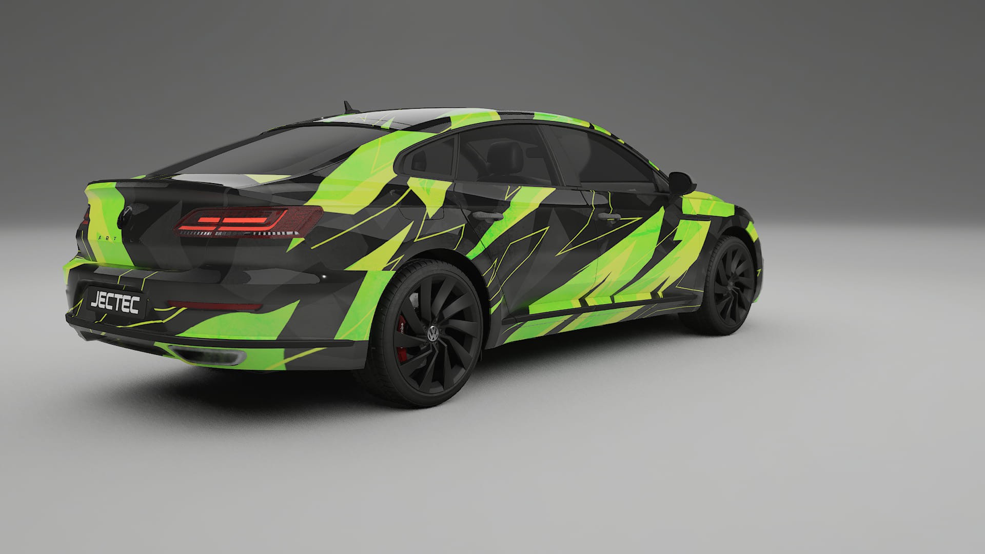 VW Arteon R 3H prefacelift pre-LCI NINJA TURTLES – Designad Wrap PPF-sats i utskrivbar polyuretanfilm