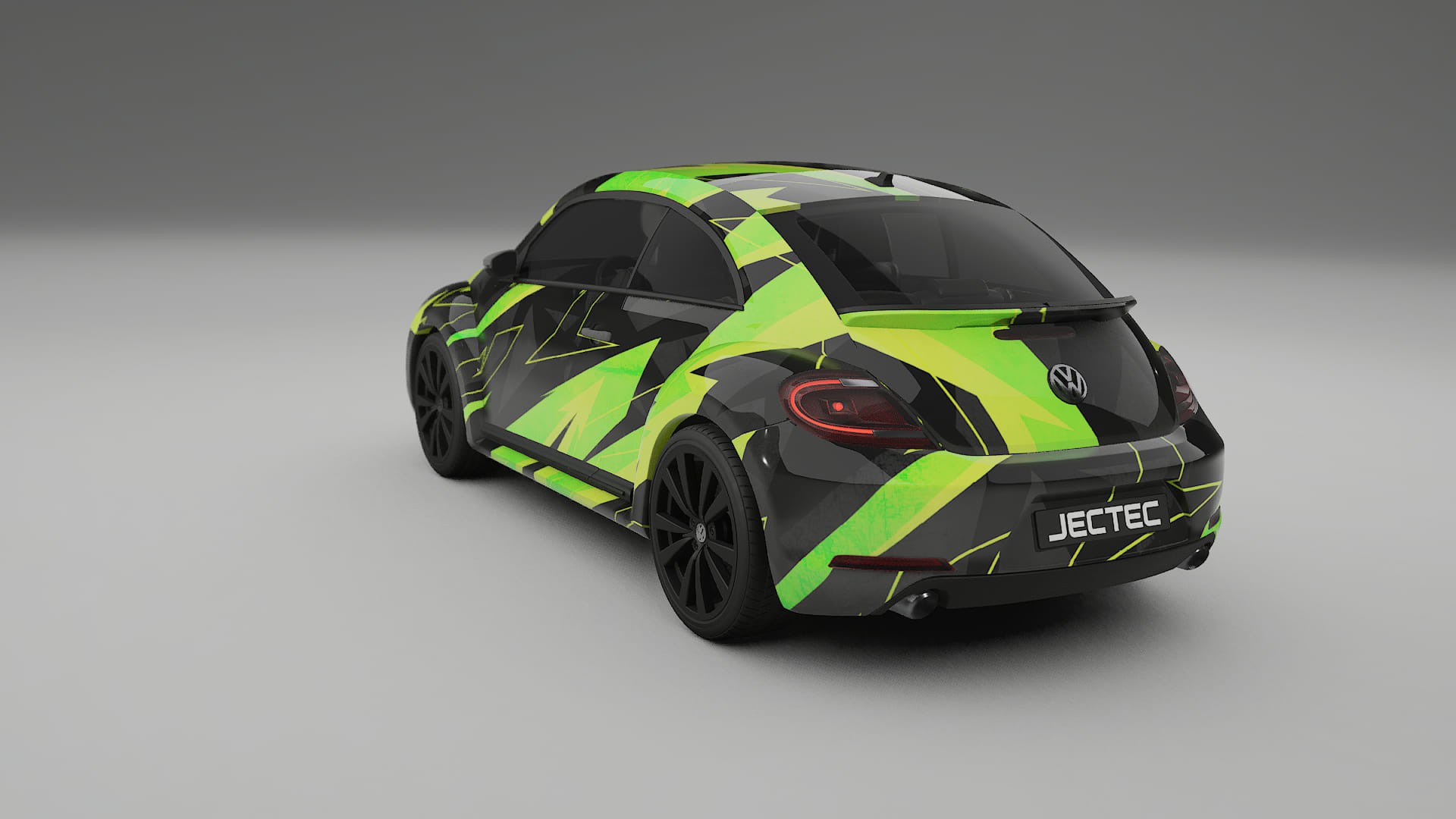 VW Beetle A5 prefacelift pre-LCI NINJA TURTLES – Designad Wrap PPF-sats i utskrivbar polyuretanfilm