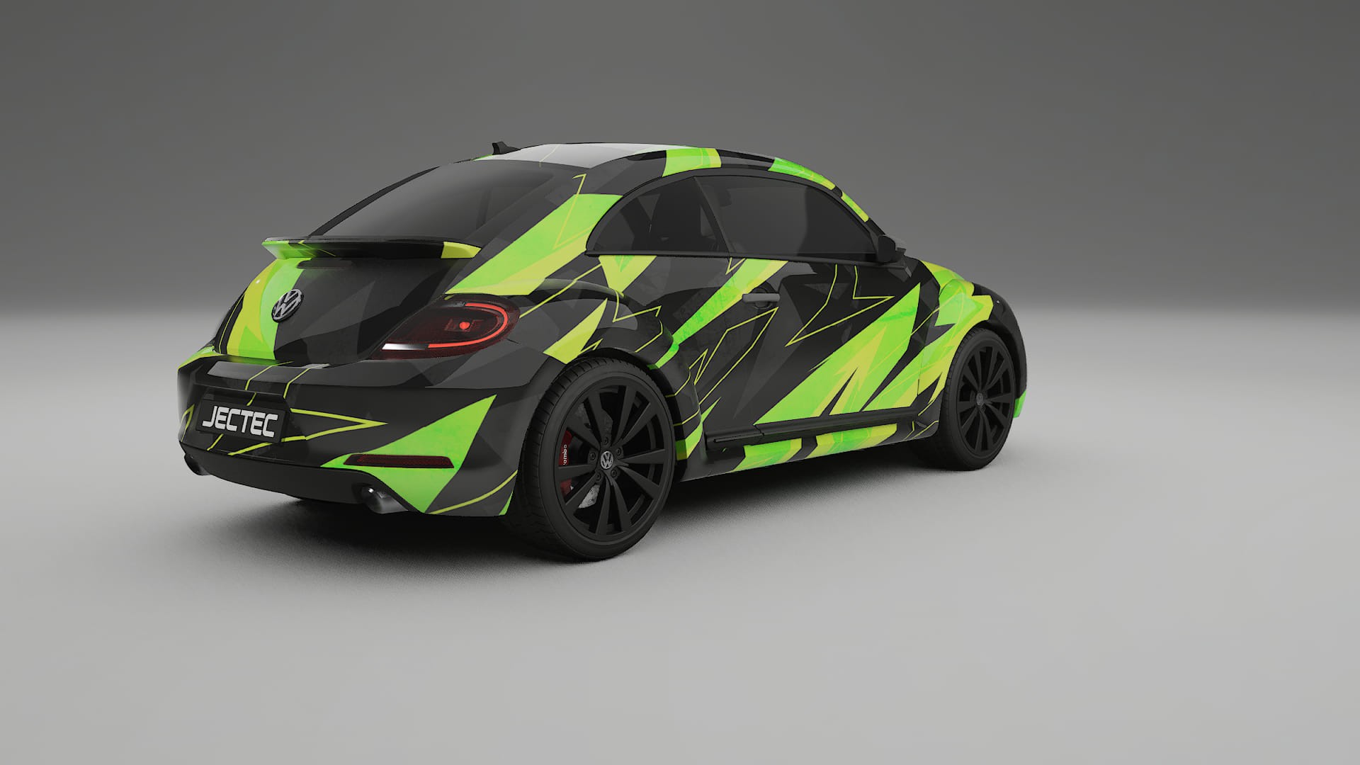 VW Beetle A5 prefacelift pre-LCI NINJA TURTLES – Designad Wrap PPF-sats i utskrivbar polyuretanfilm